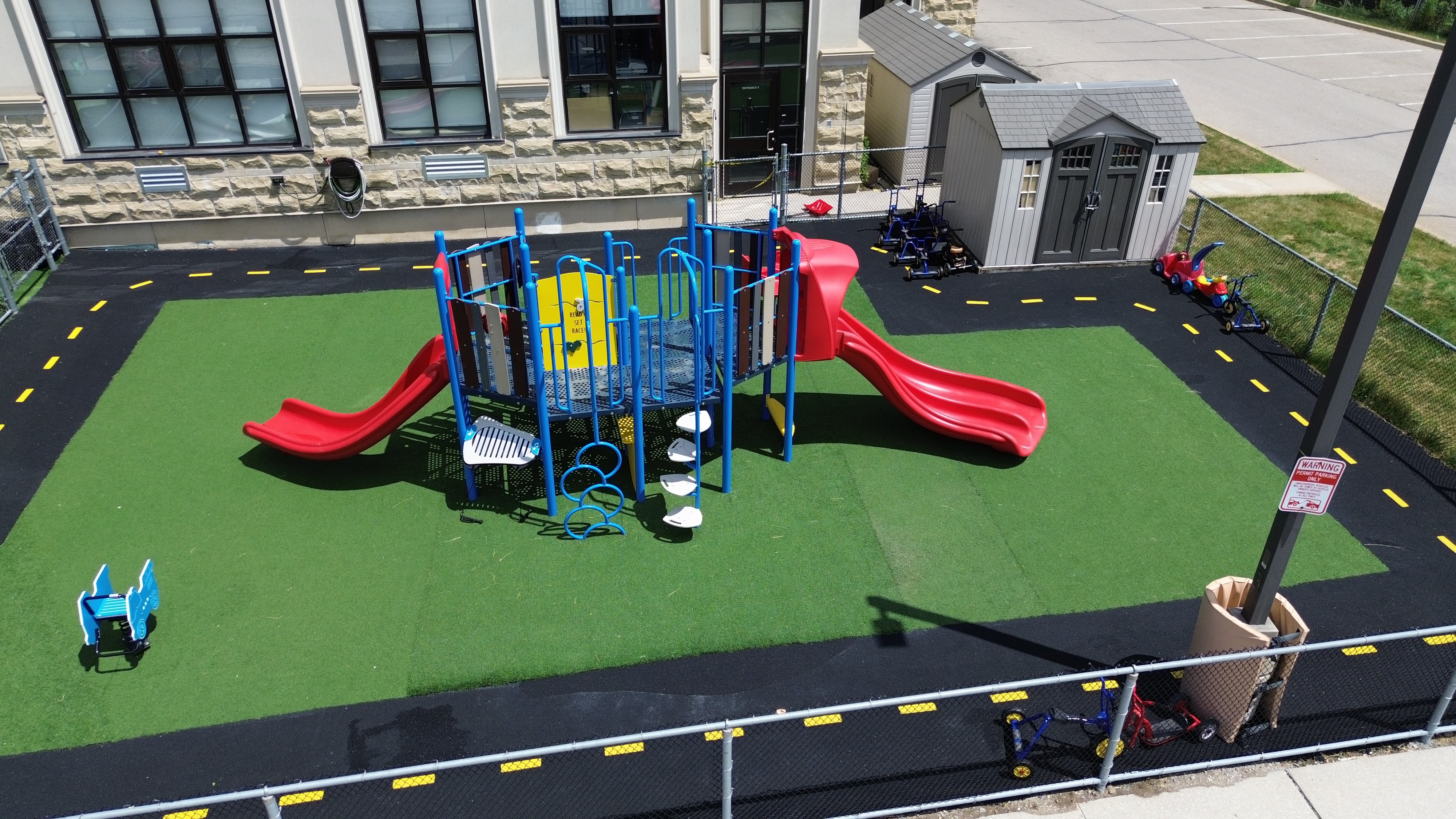 Noah’s Ark Daycare (Richmond Hill, ON) in Richmond Hill, ON playground equipment and play area