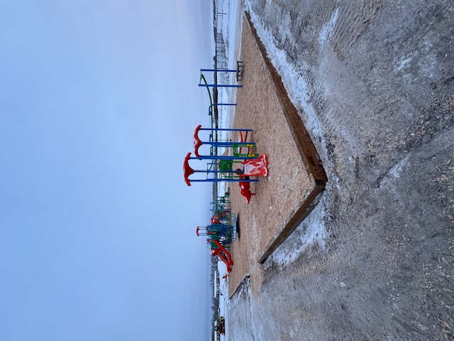 Skownan First Nation School (Skownan, MB) playground equipment and play area