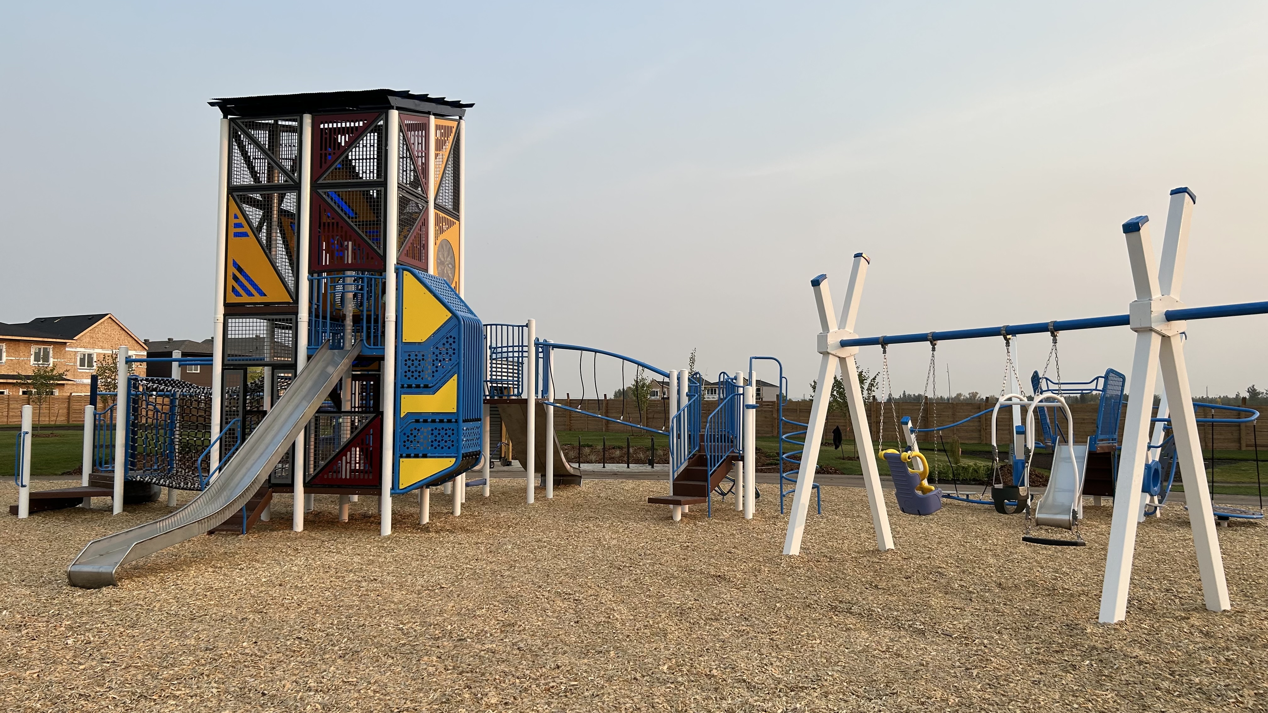 Marquis Playground (Edmonton, AB) in Edmonton, AB playground equipment and play area
