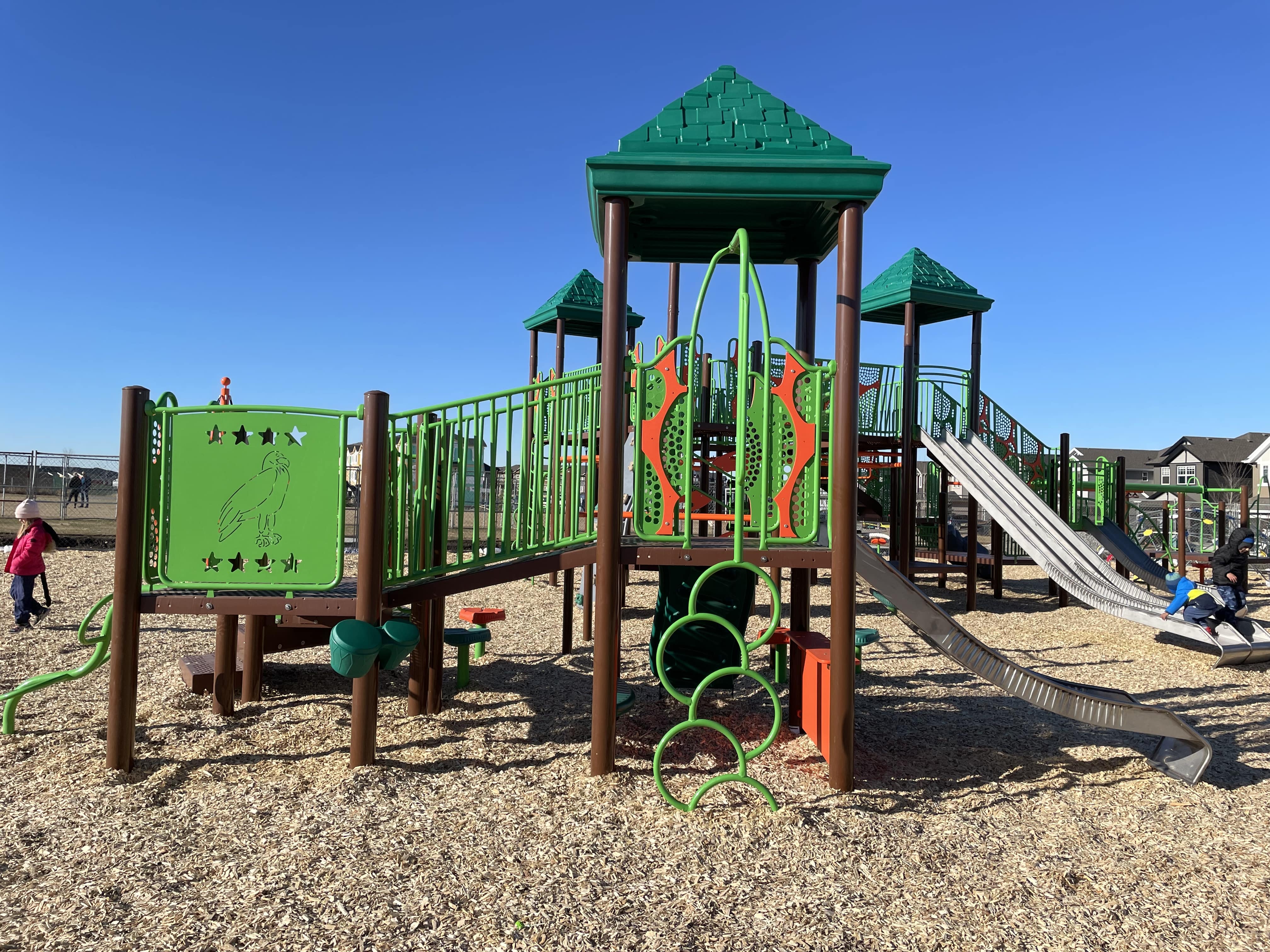 Shauna May Seneca School (Edmonton, AB) in Edmonton, AB playground equipment and play area