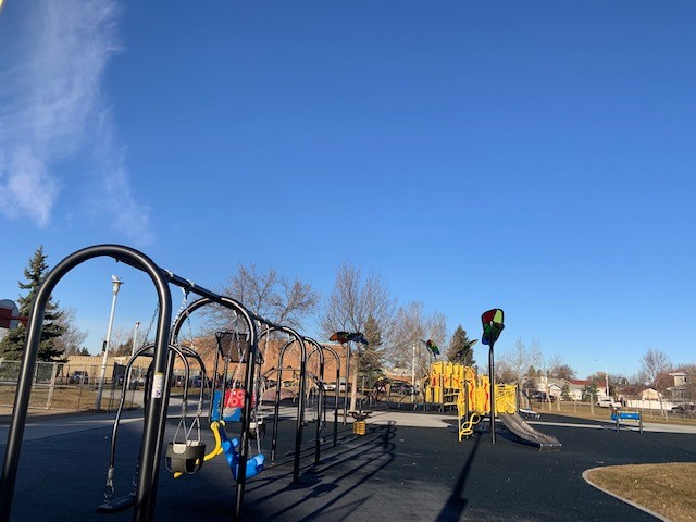 Baturyn Park (Edmonton, AB) in Edmonton, AB playground equipment and play area