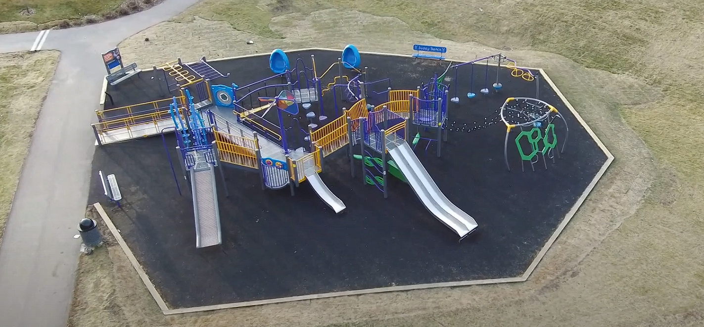 St. Veronica's School Playground With Timelapse Video (Airdrie, AB)