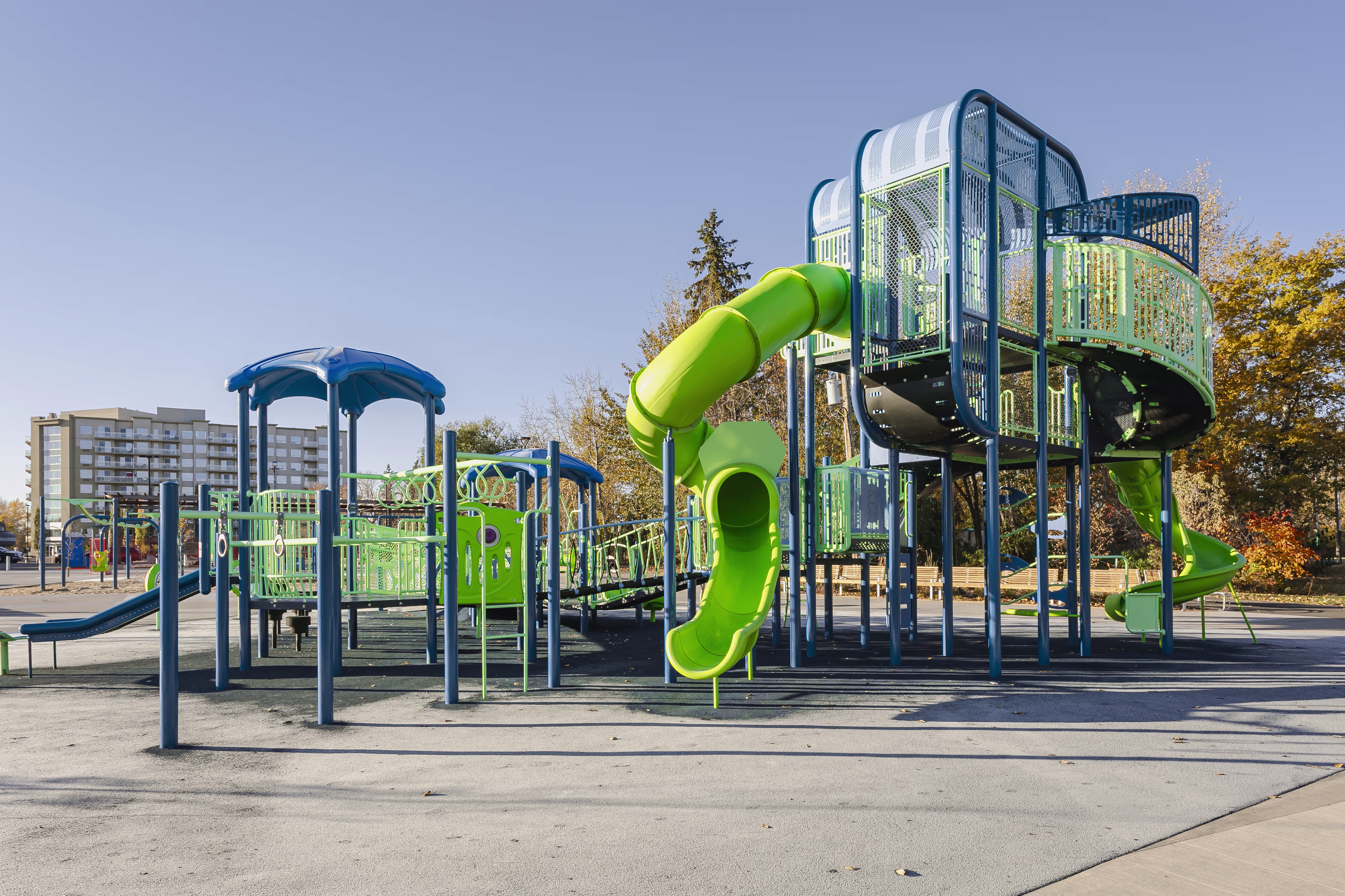Central Park Playground (Spruce Grove, AB) in Spruce Grove, AB - playground equipment and play structures