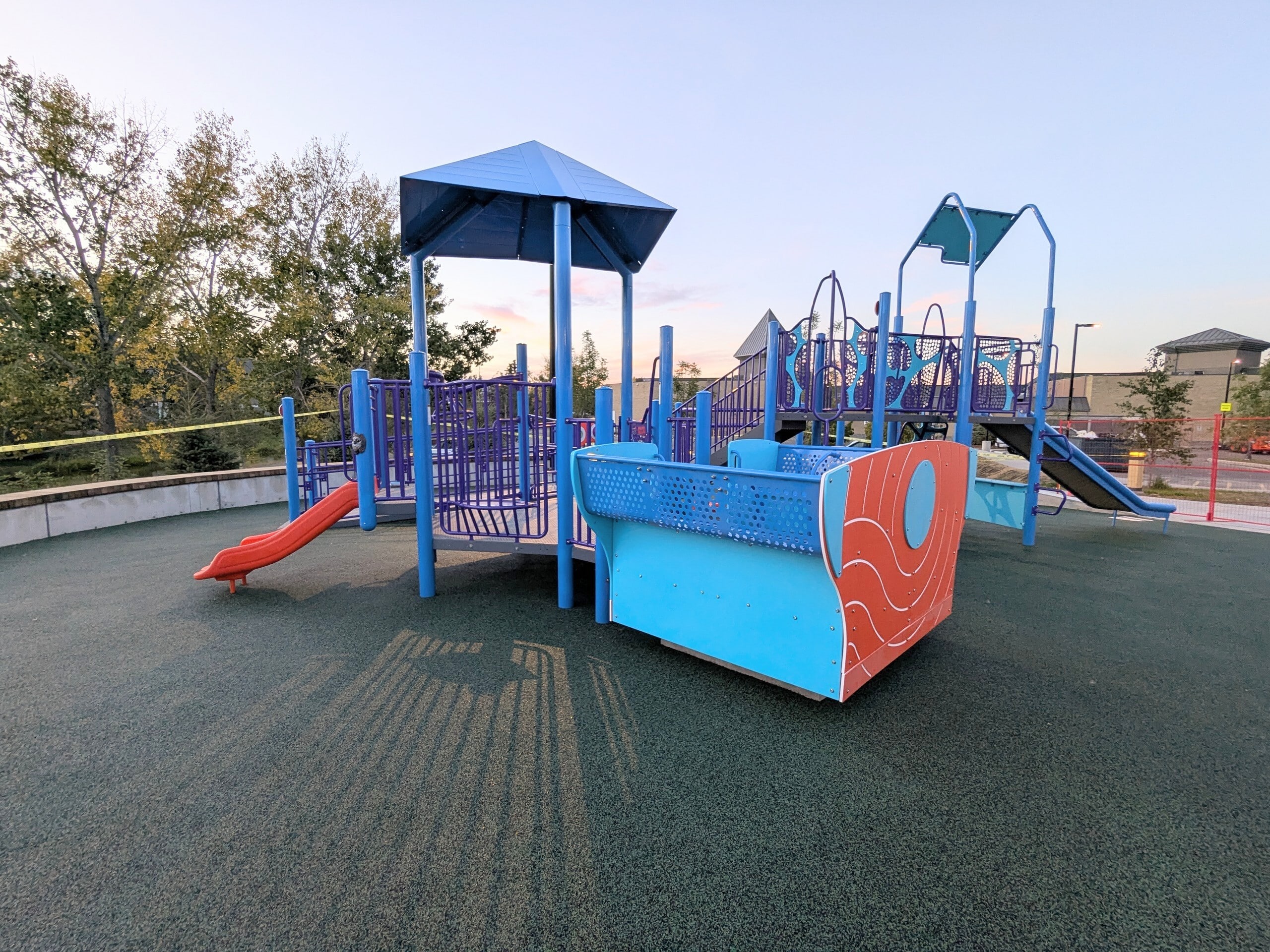 Inspire Playground playground in Airdrie, AB - playground swings and slides