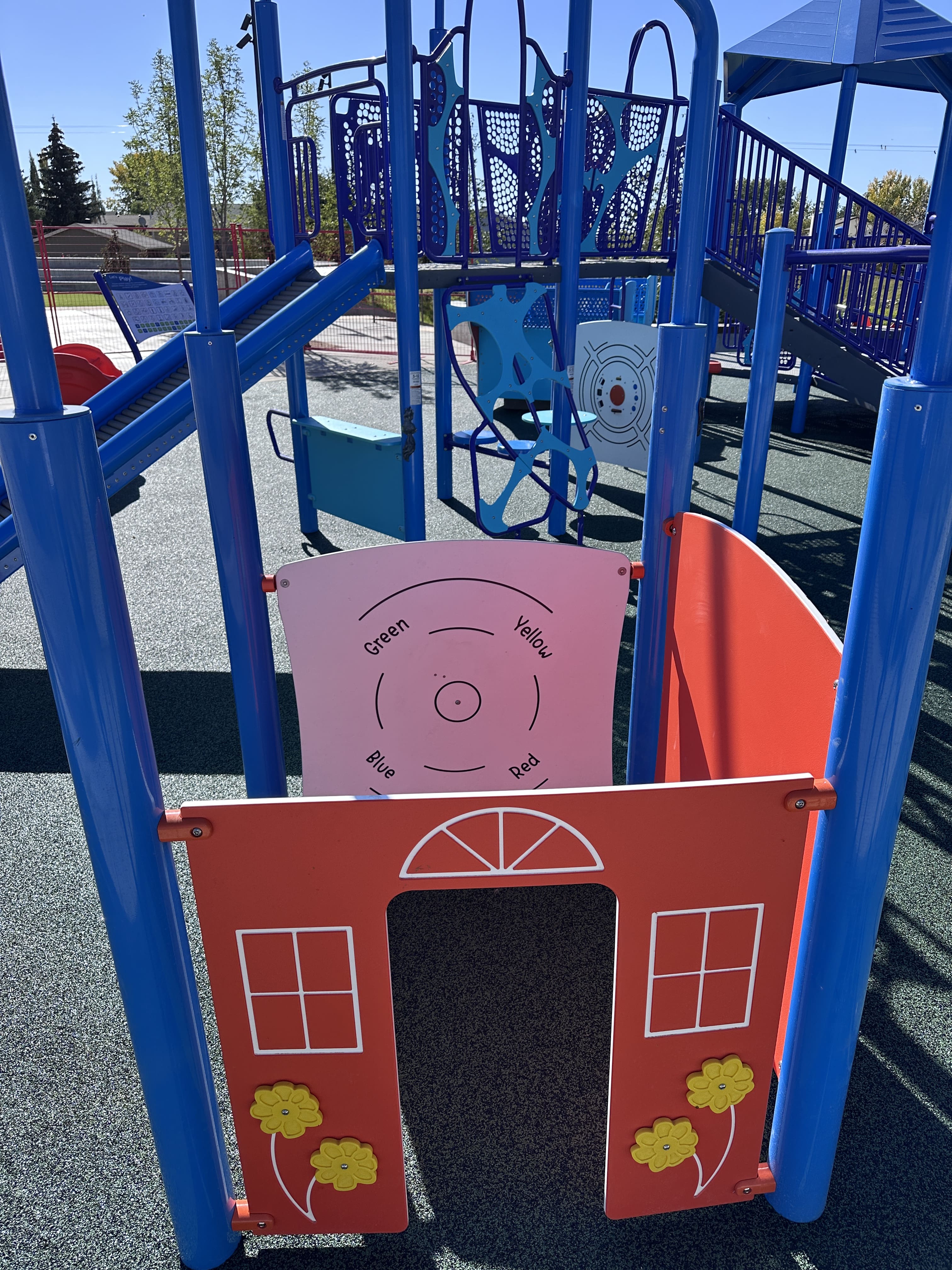 Inspire Playground in Airdrie, AB - playground detail and design features