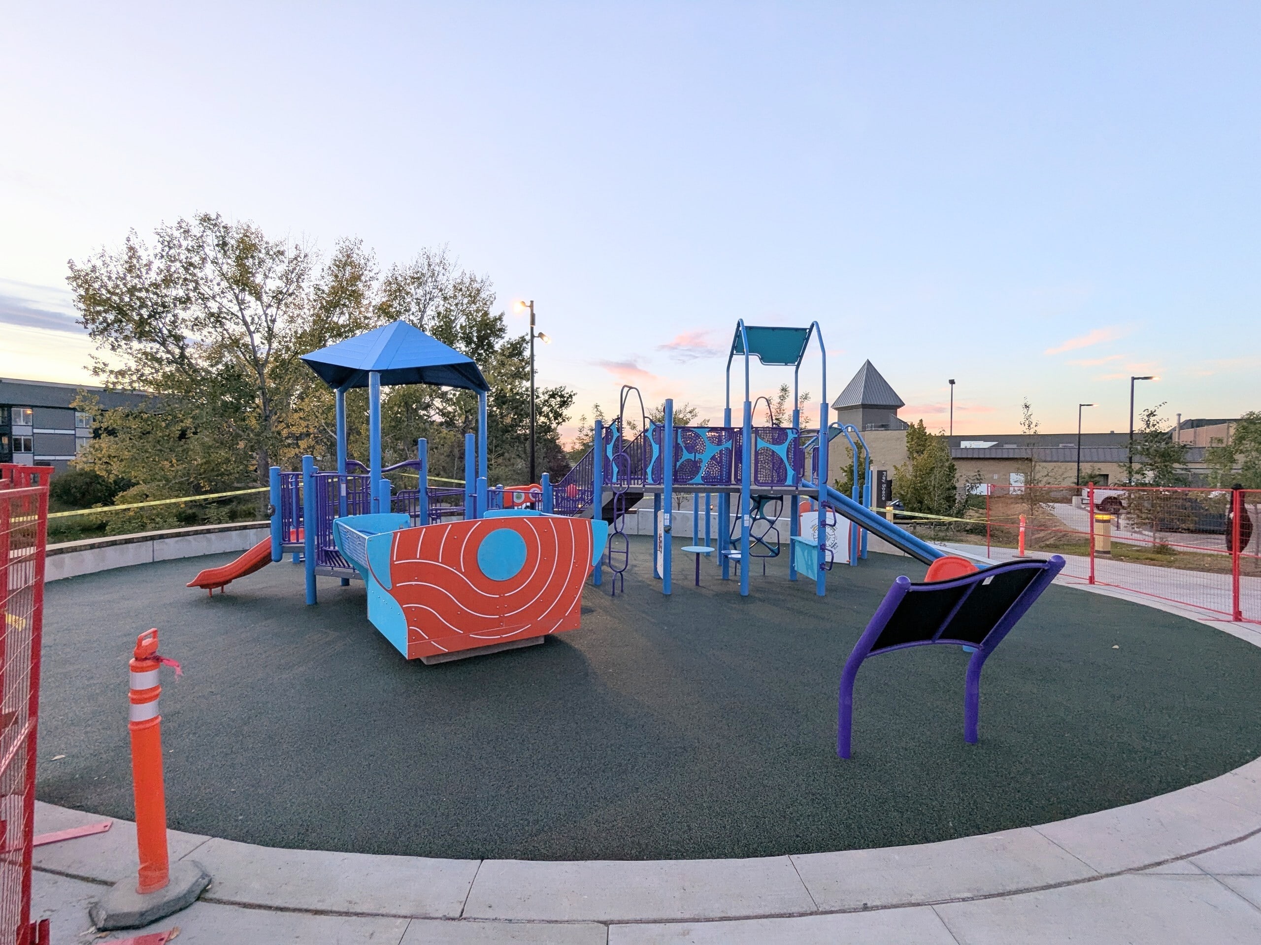 Inspire Playground in Airdrie, AB - playground detail and design features