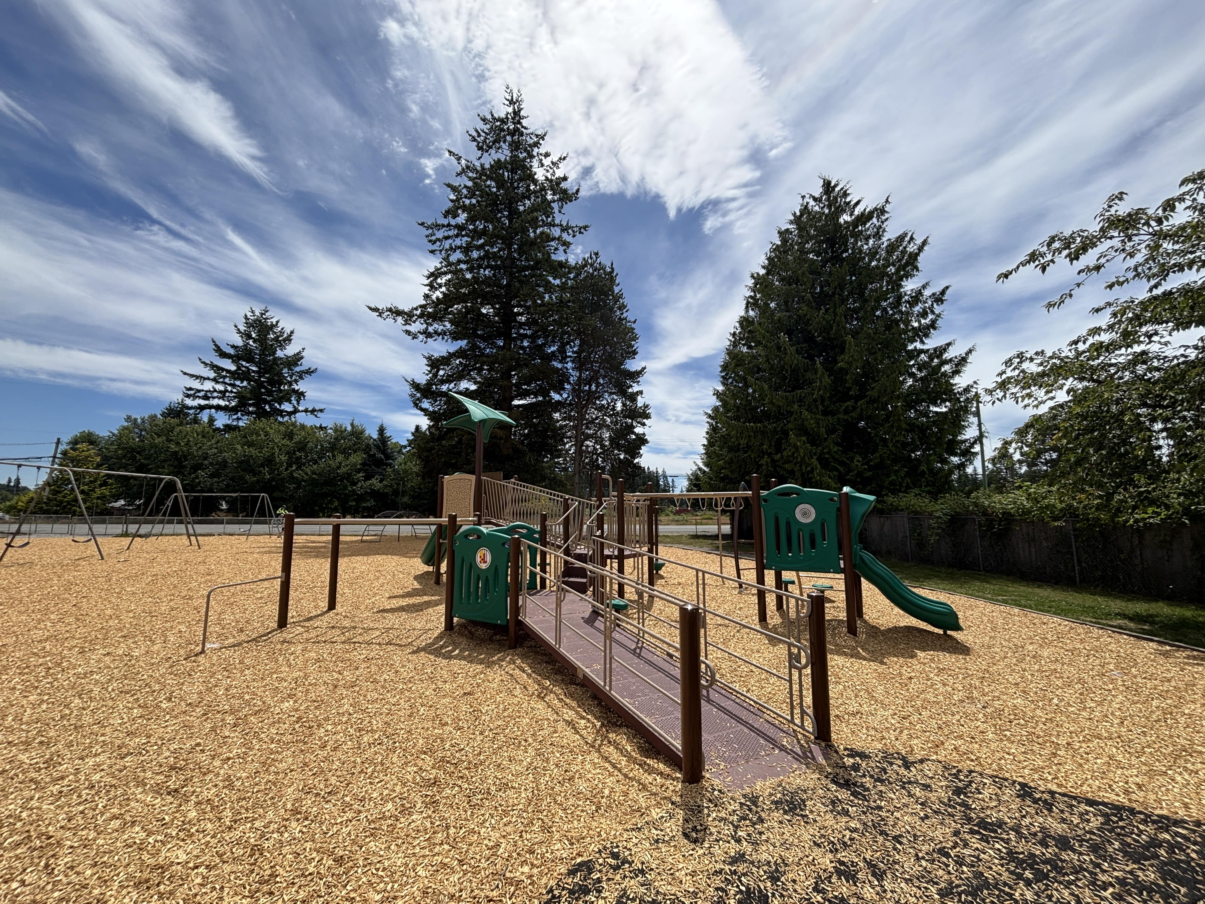 Glenwood Elementary Playground playground in Langley, BC - playground climbing structures
