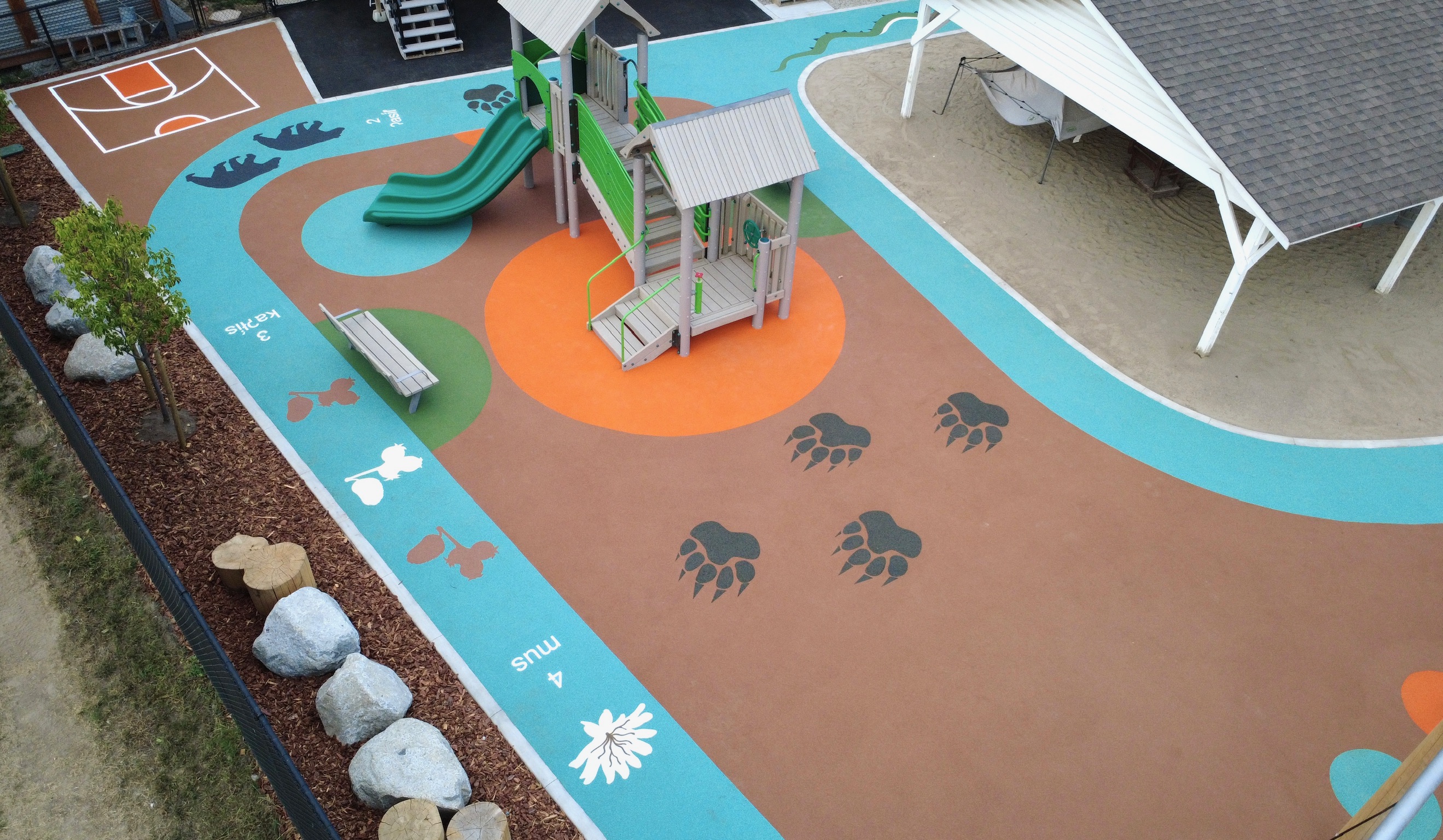 WCDC Playground (Westbank, BC) playground in Westbank, BC - playground climbing structures