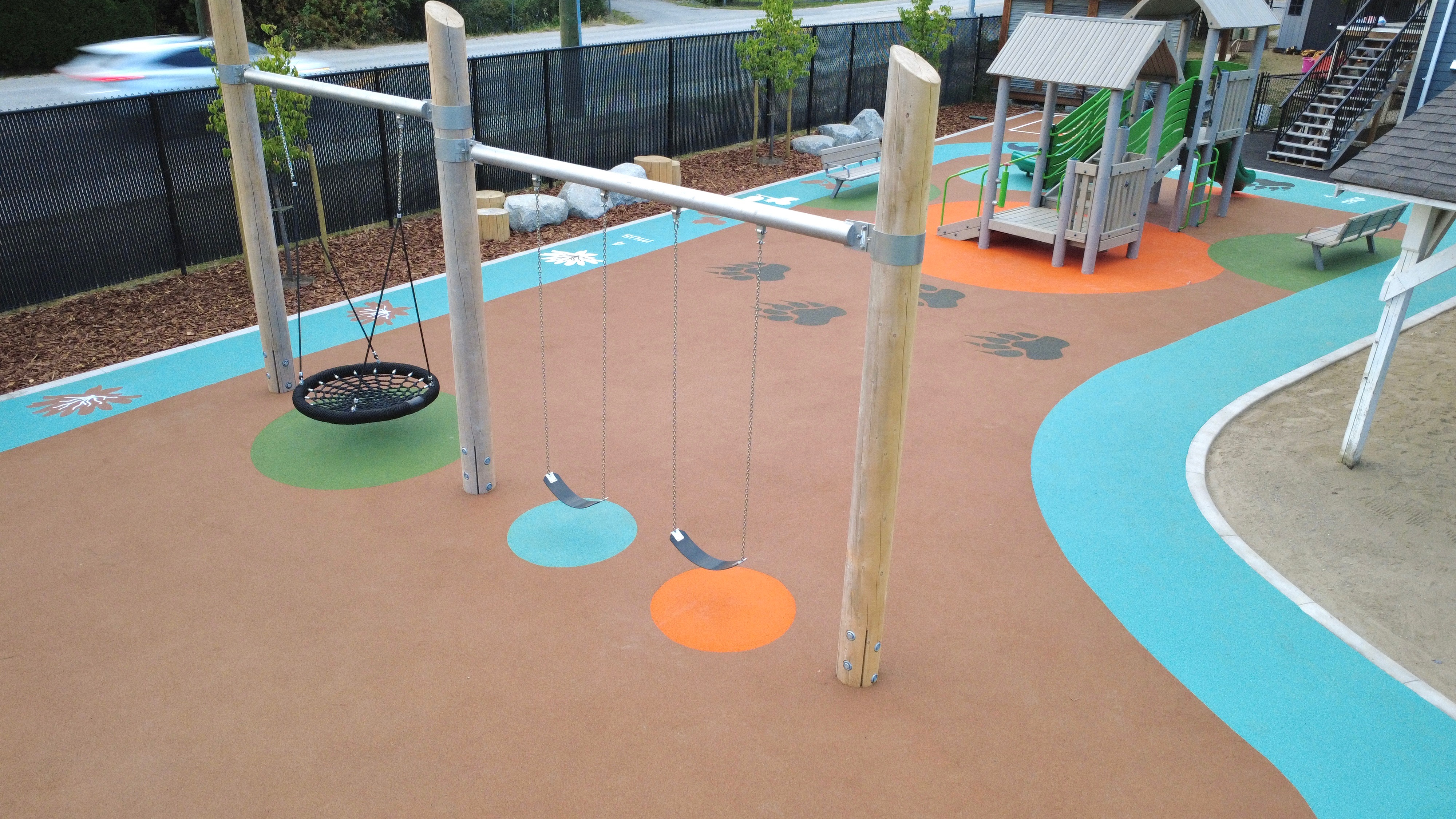 WCDC Playground (Westbank, BC) in Westbank, BC - playground detail and design features