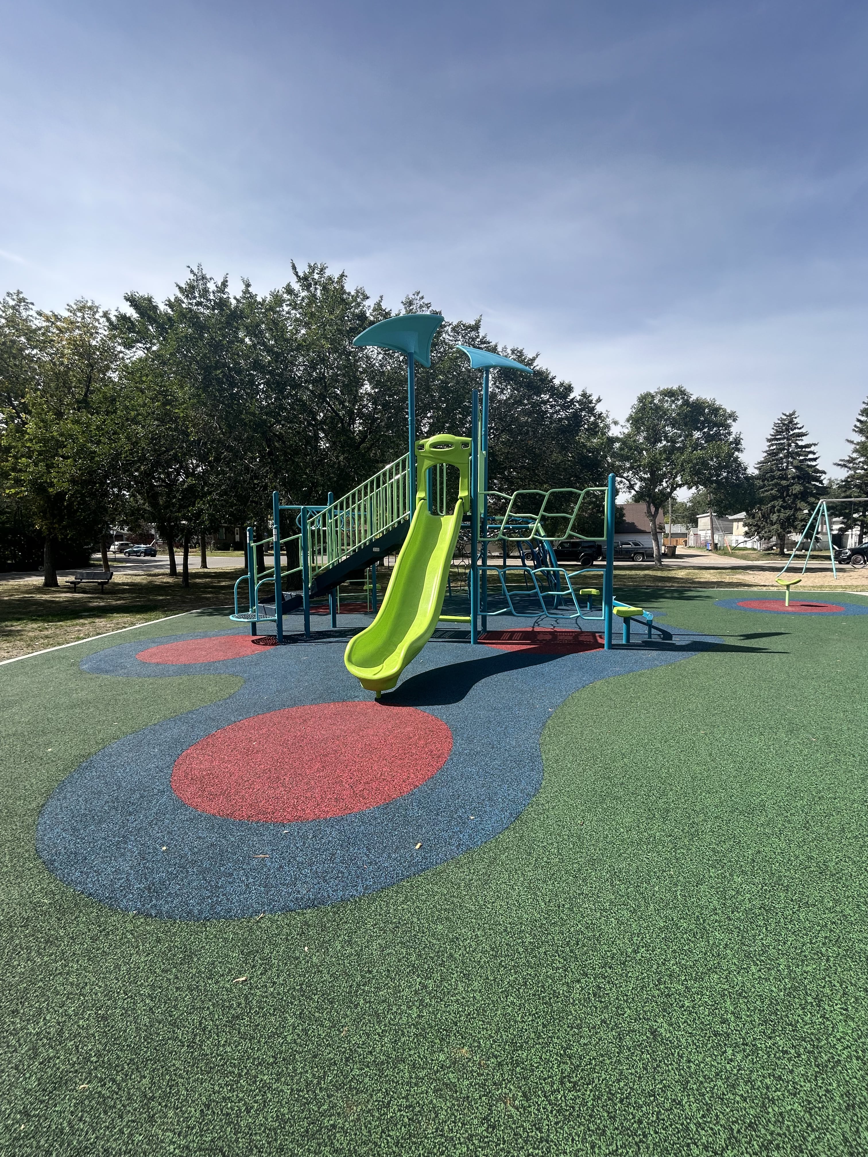 Benson Park (Regina, SK) in Regina, SK - playground detail and design features