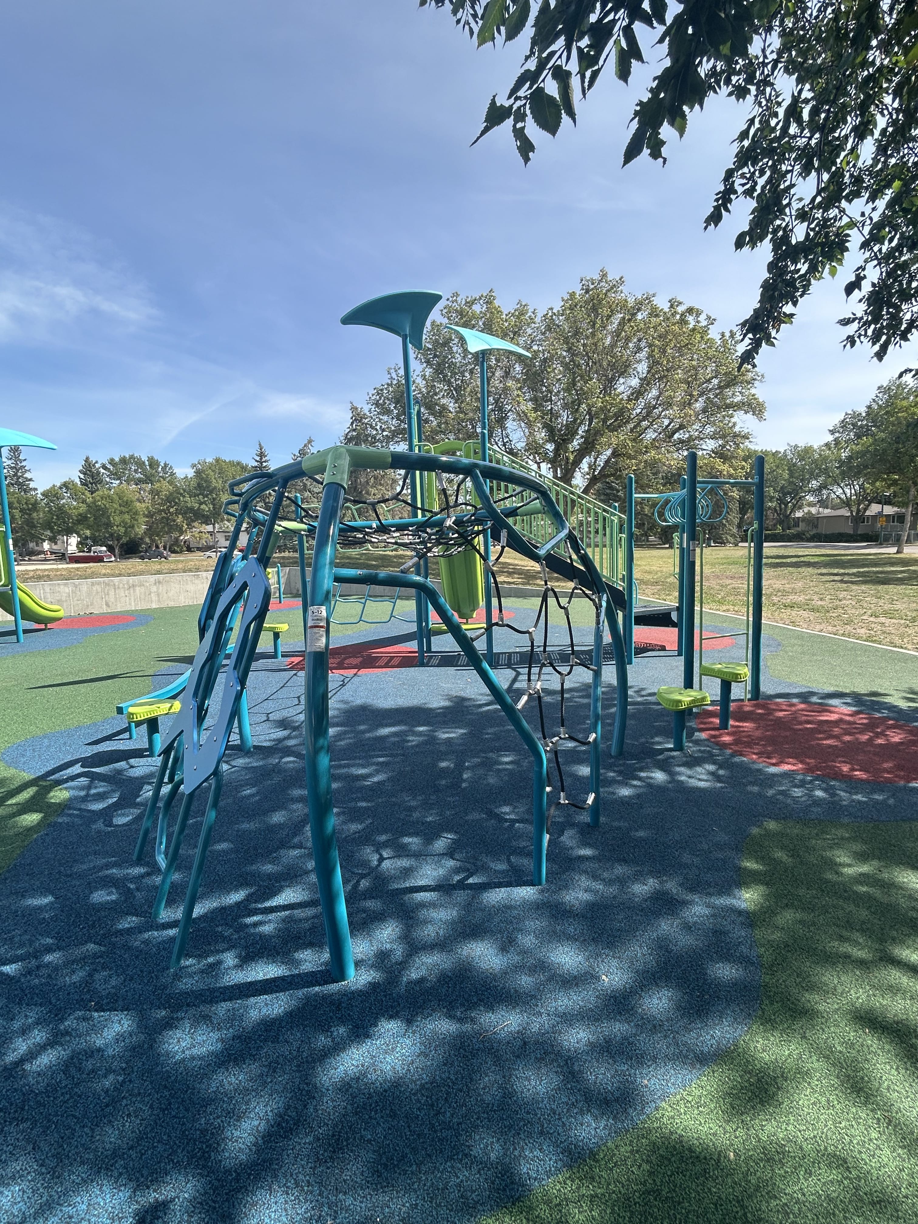 Benson Park playground in Regina, SK - inclusive playground design
