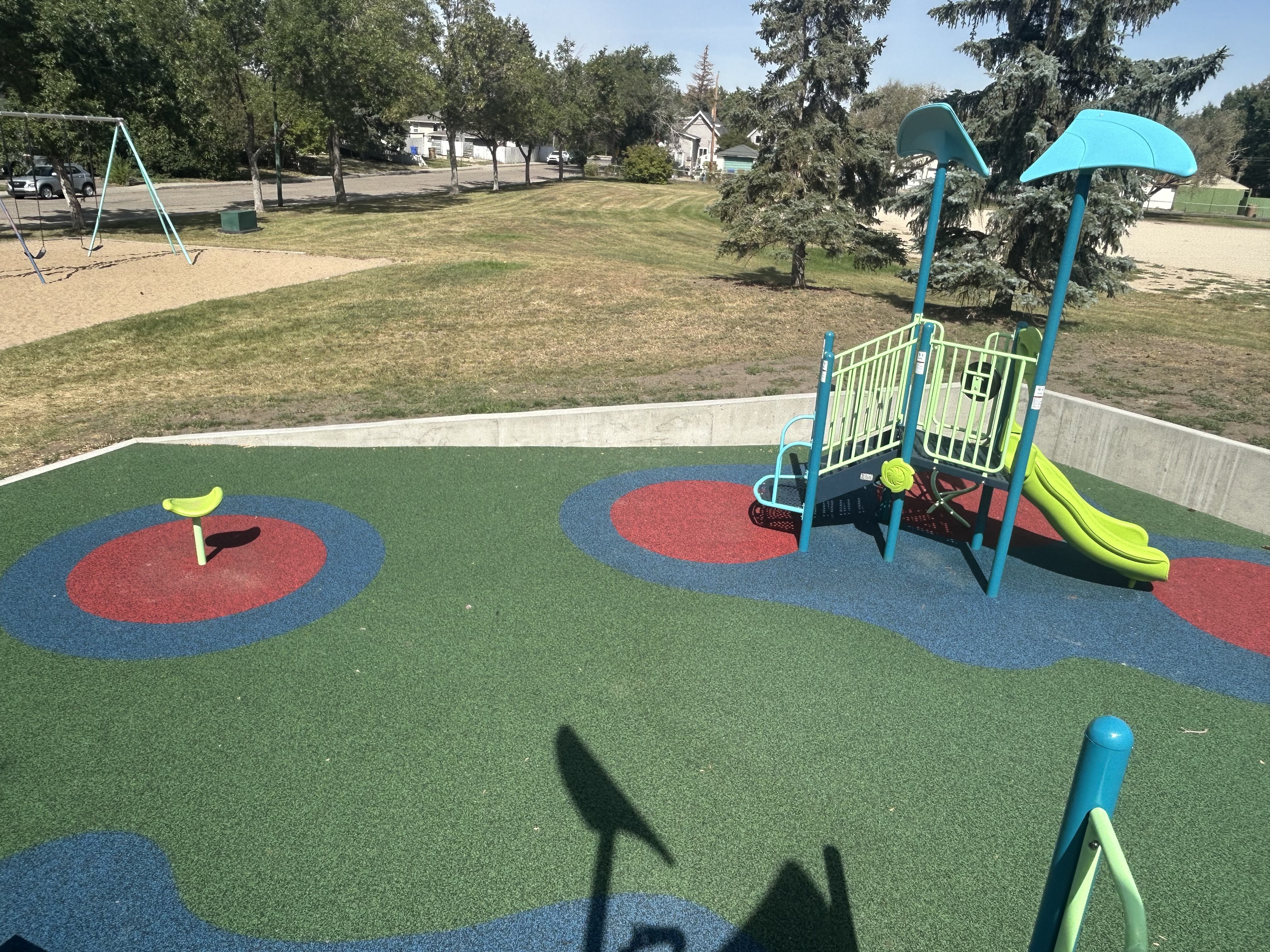 Benson Park (Regina, SK) playground in Regina, SK - inclusive play equipment