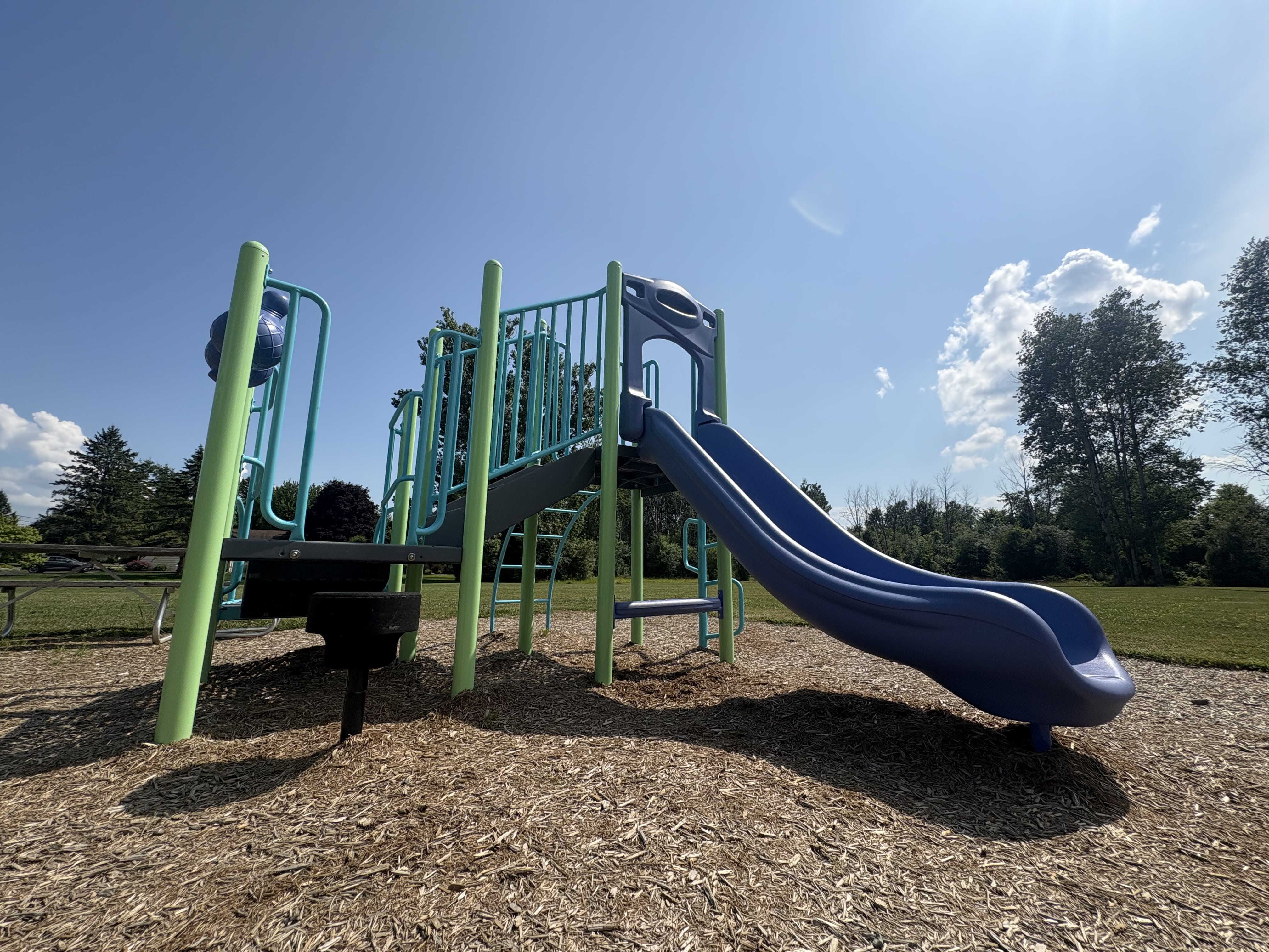 Eleanor Fulford Park (Elizabethtown-Kitley, ON) - playground detail and design features