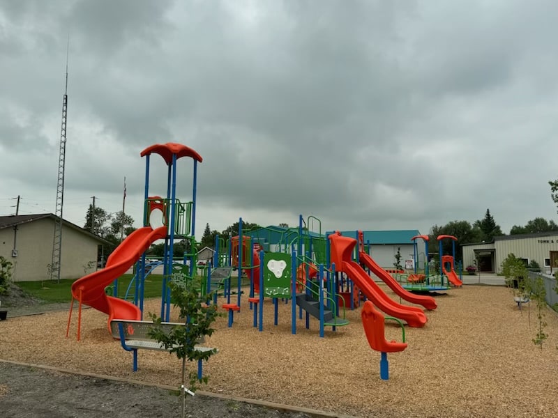Minto Daycare (Minto, MB) playground in Minto, MB - interactive play elements