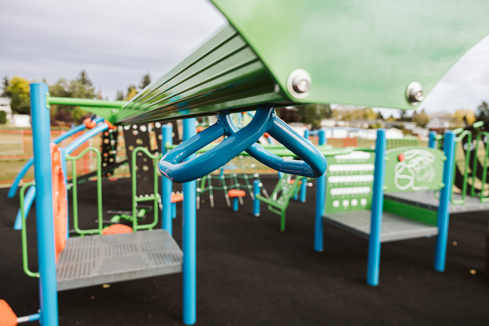 Dalhousie School (Calgary, AB) playground in Calgary, AB - interactive play elements