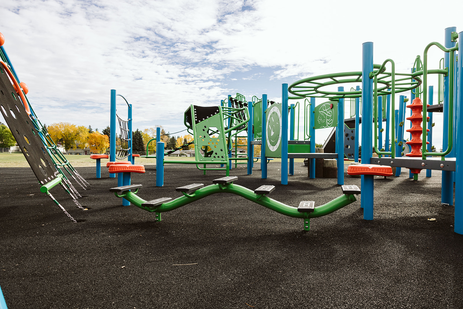 Dalhousie School (Calgary, AB) playground in Calgary, AB - playground climbing structures
