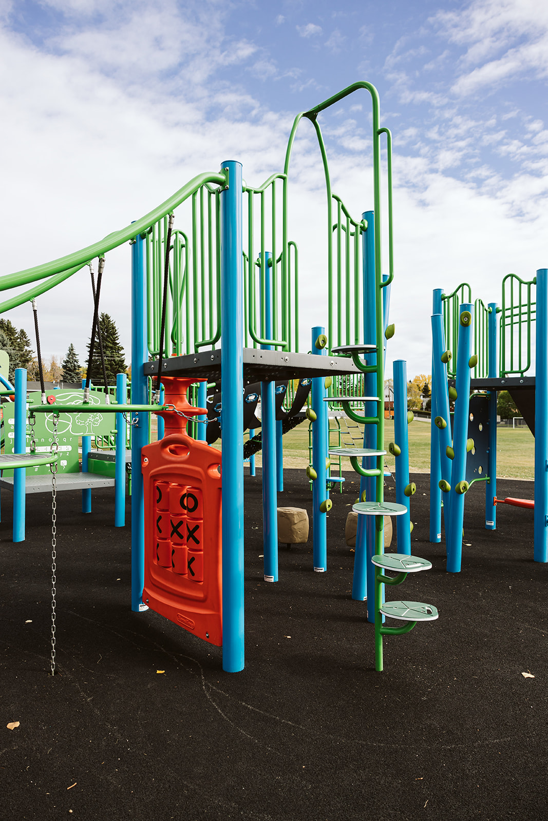 Dalhousie School (Calgary, AB) playground in Calgary, AB - interactive play elements