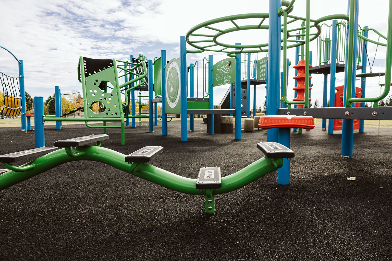 Dalhousie School (Calgary, AB) playground in Calgary, AB - outdoor recreational equipment