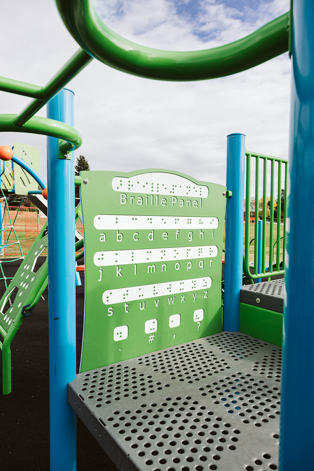 Dalhousie School (Calgary, AB) playground in Calgary, AB - accessible playground features