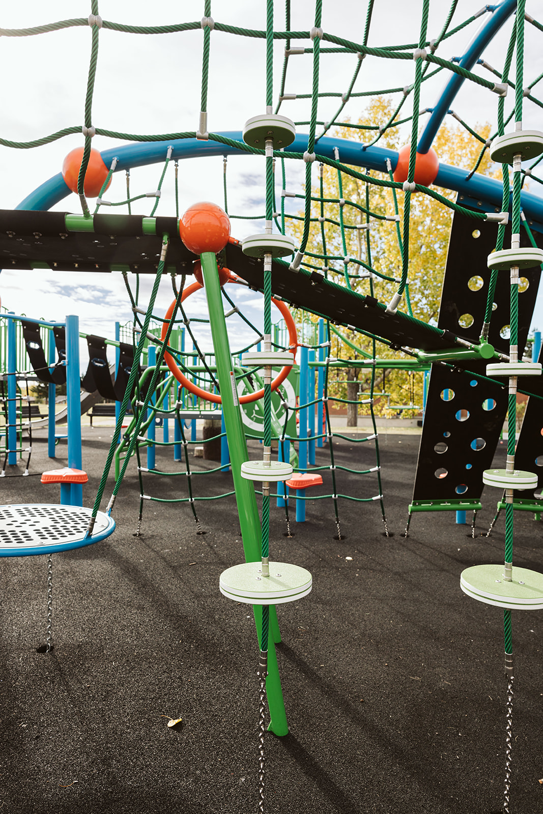 Dalhousie School (Calgary, AB) playground in Calgary, AB - inclusive play equipment