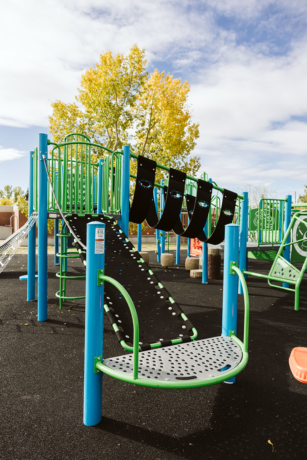 Dalhousie School (Calgary, AB) playground in Calgary, AB - inclusive play equipment