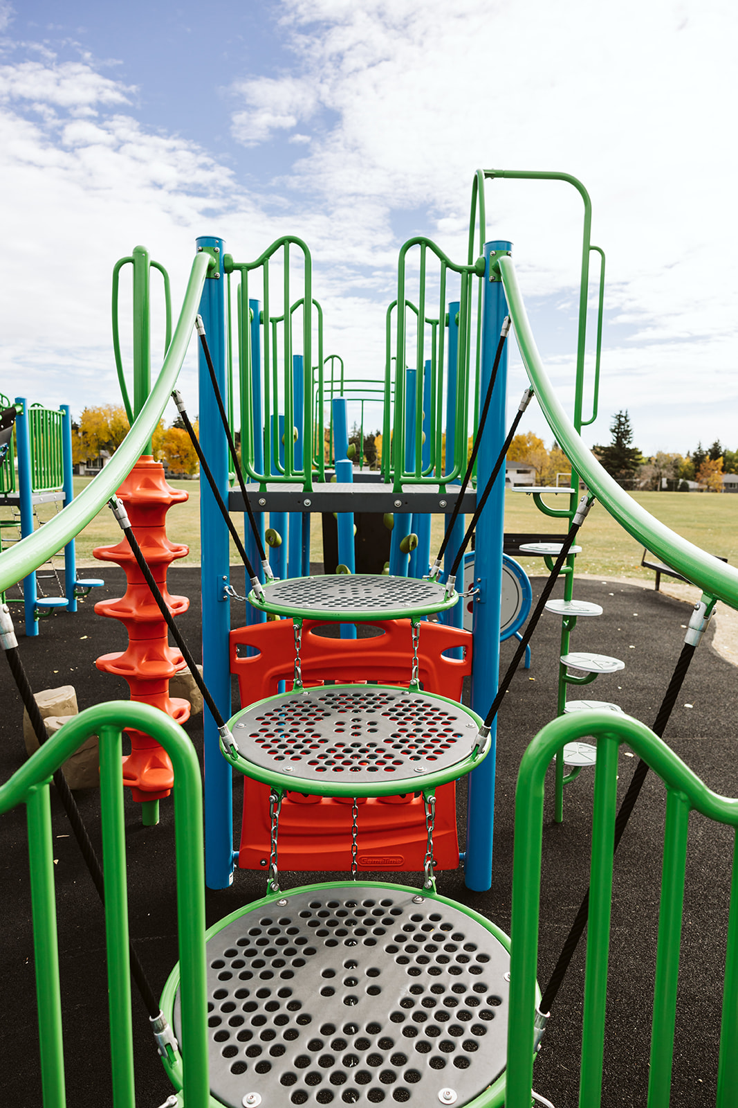Dalhousie School (Calgary, AB) playground in Calgary, AB - outdoor recreational equipment