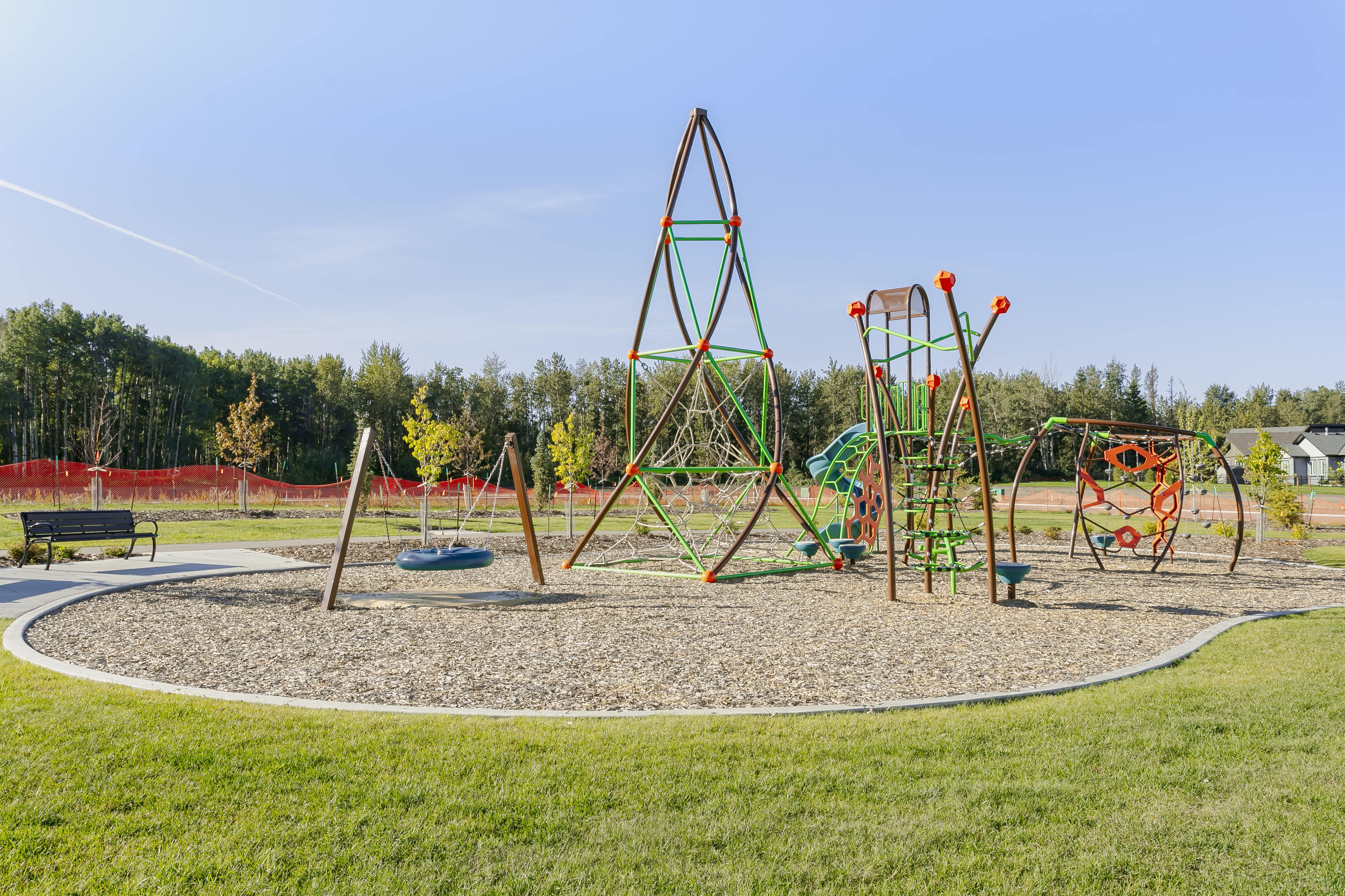 Fenwyck Community Playground (Spruce Grove, AB) playground in Spruce Grove, AB - playground climbing structures