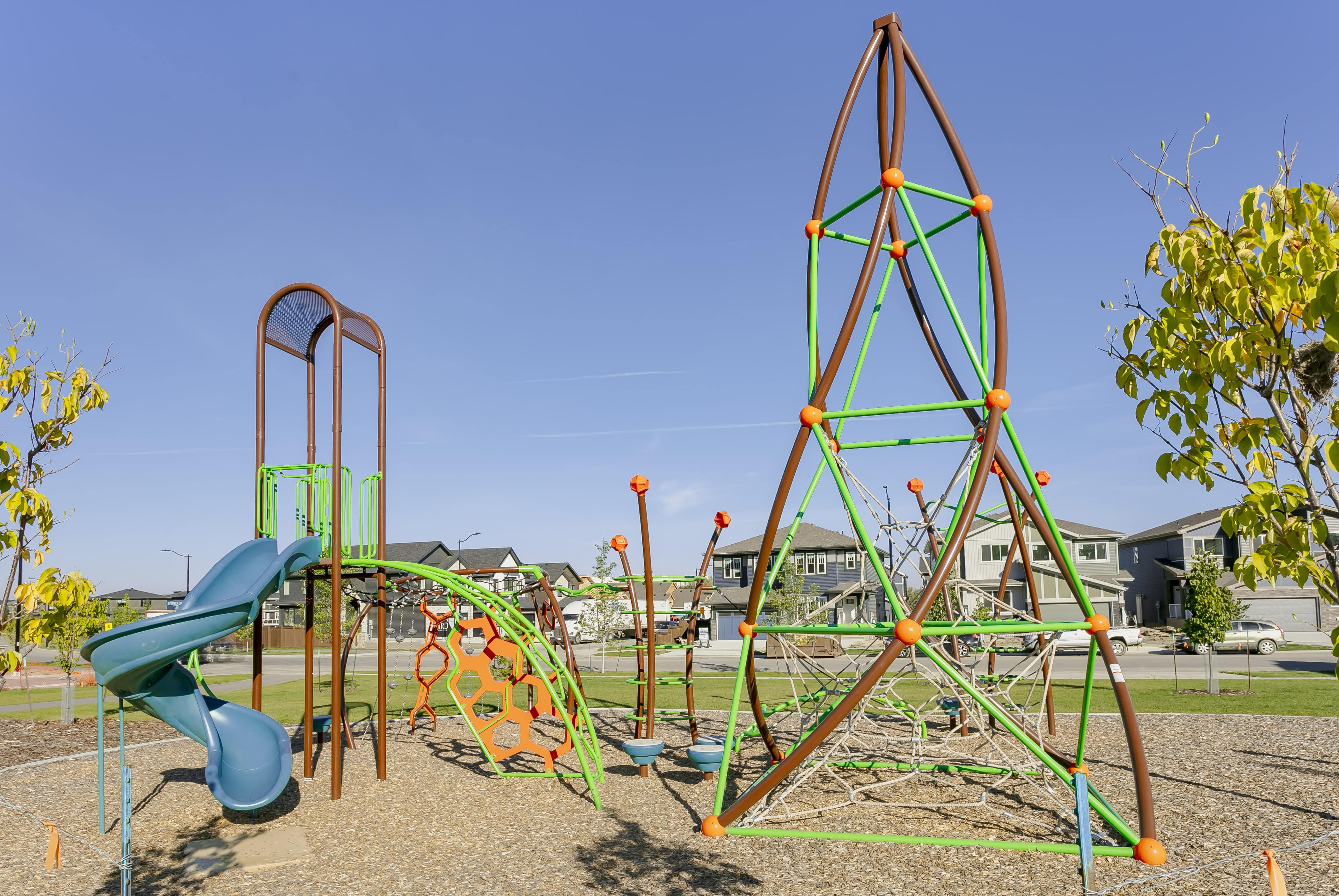 Fenwyck Community Playground (Spruce Grove, AB) playground in Spruce Grove, AB - interactive play elements