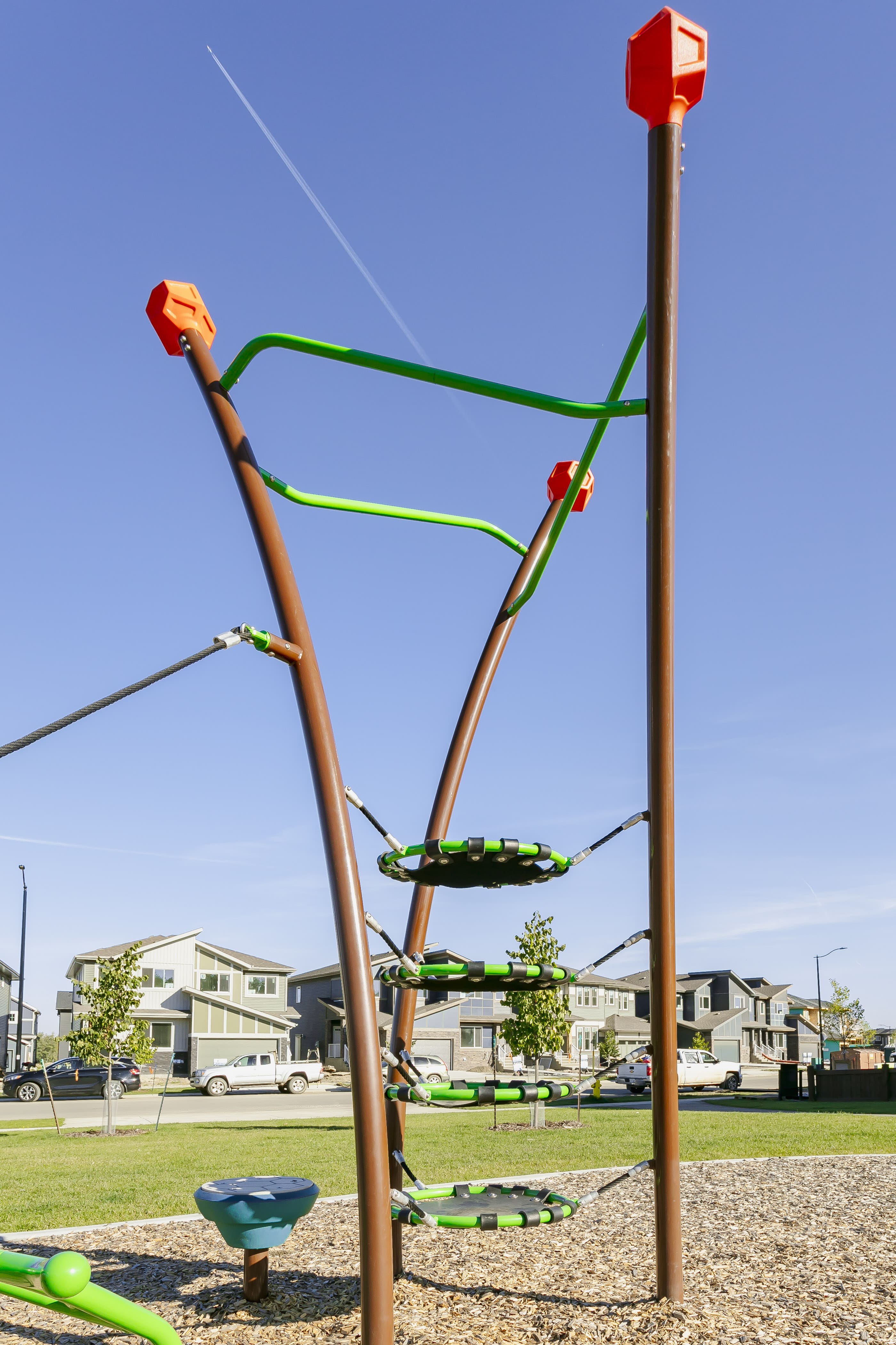 Fenwyck Community Playground (Spruce Grove, AB) playground in Spruce Grove, AB - inclusive play equipment