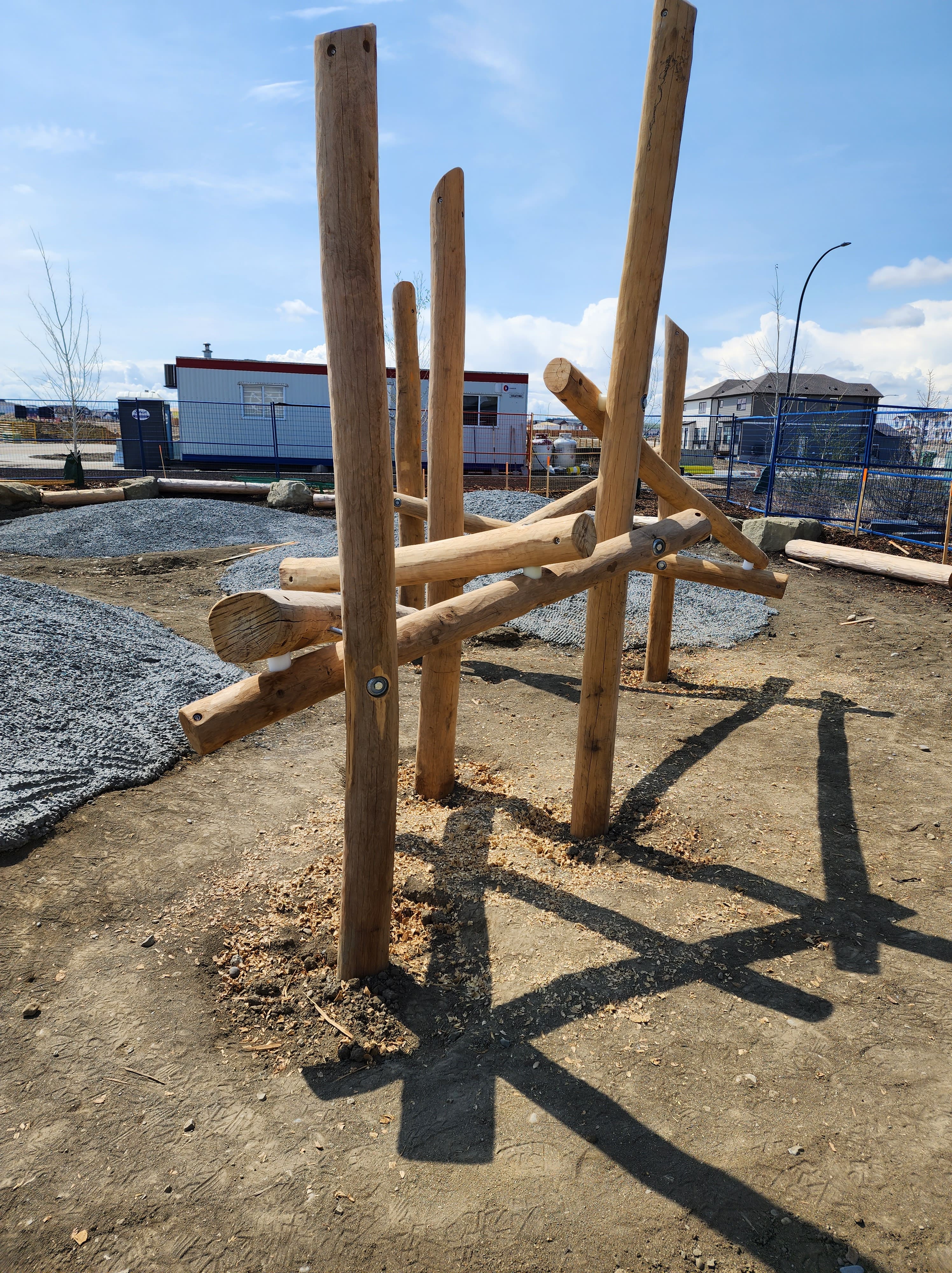 Silverado Community Natural Playground (Calgary, AB) playground - playground climbing structures