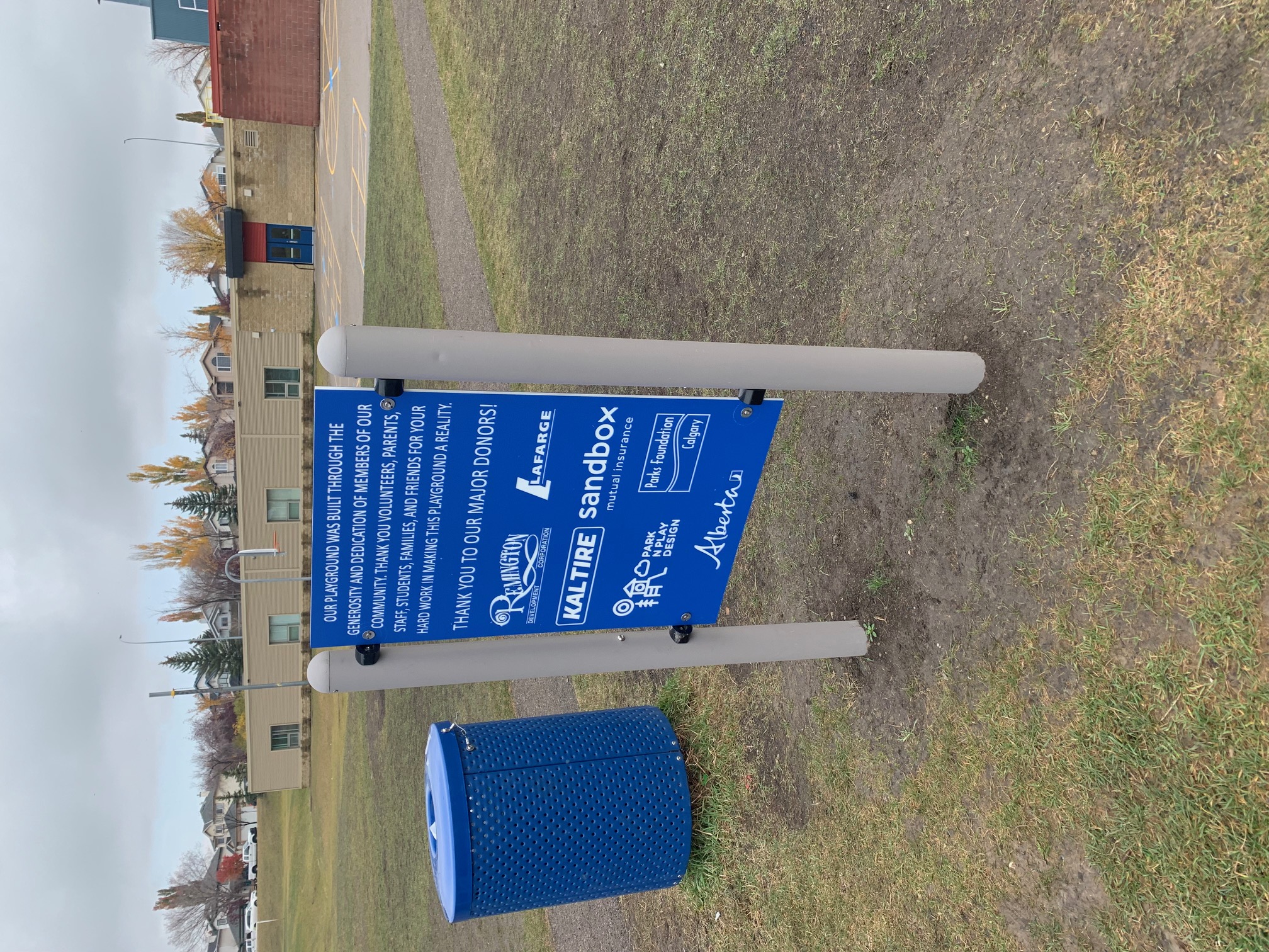 Douglasdale School (Calgary, AB) in Calgary, AB - playground detail and design features