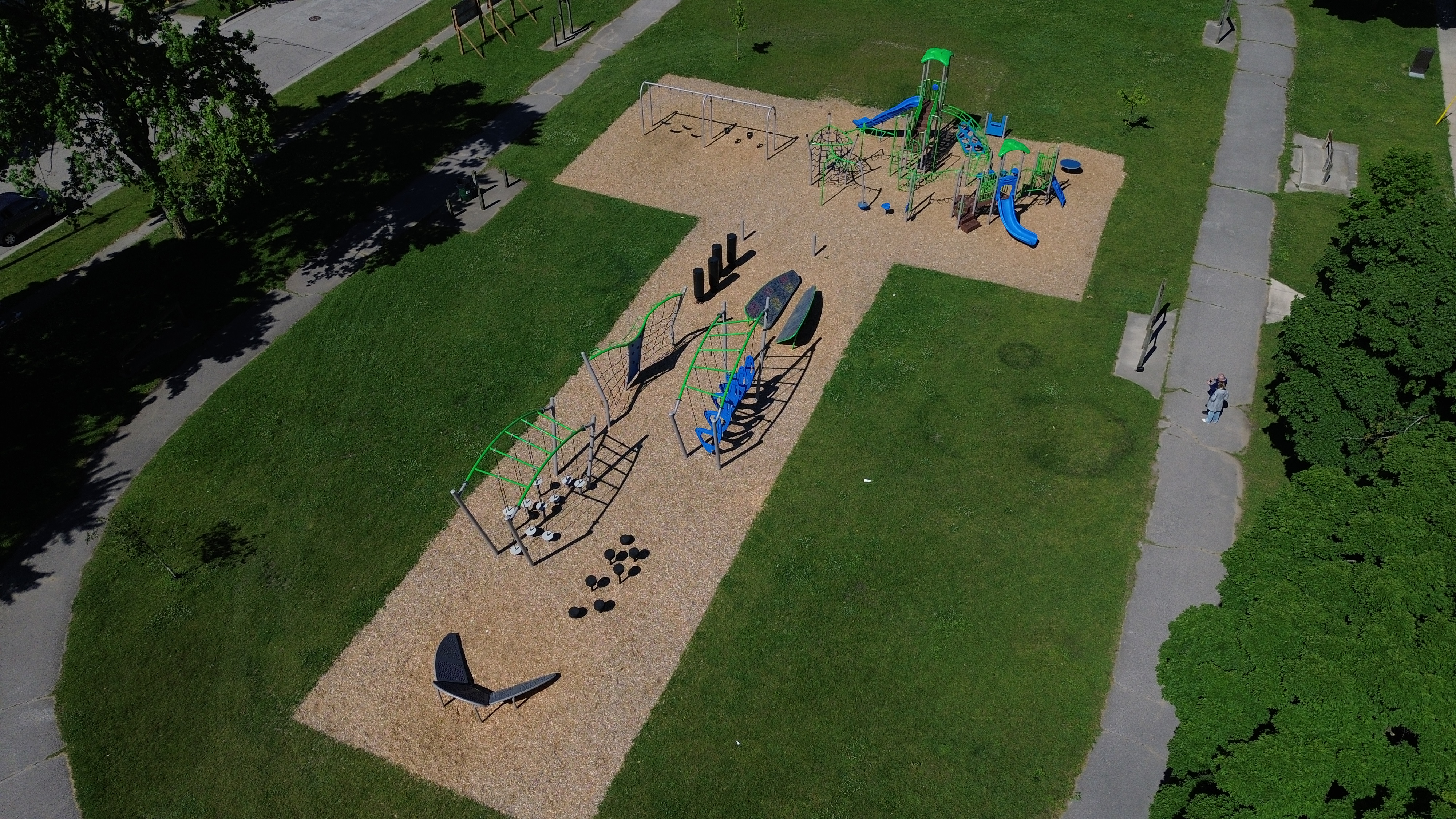 Tecumseh Park (Sarnia, ON) playground in Sarnia, ON - community play space