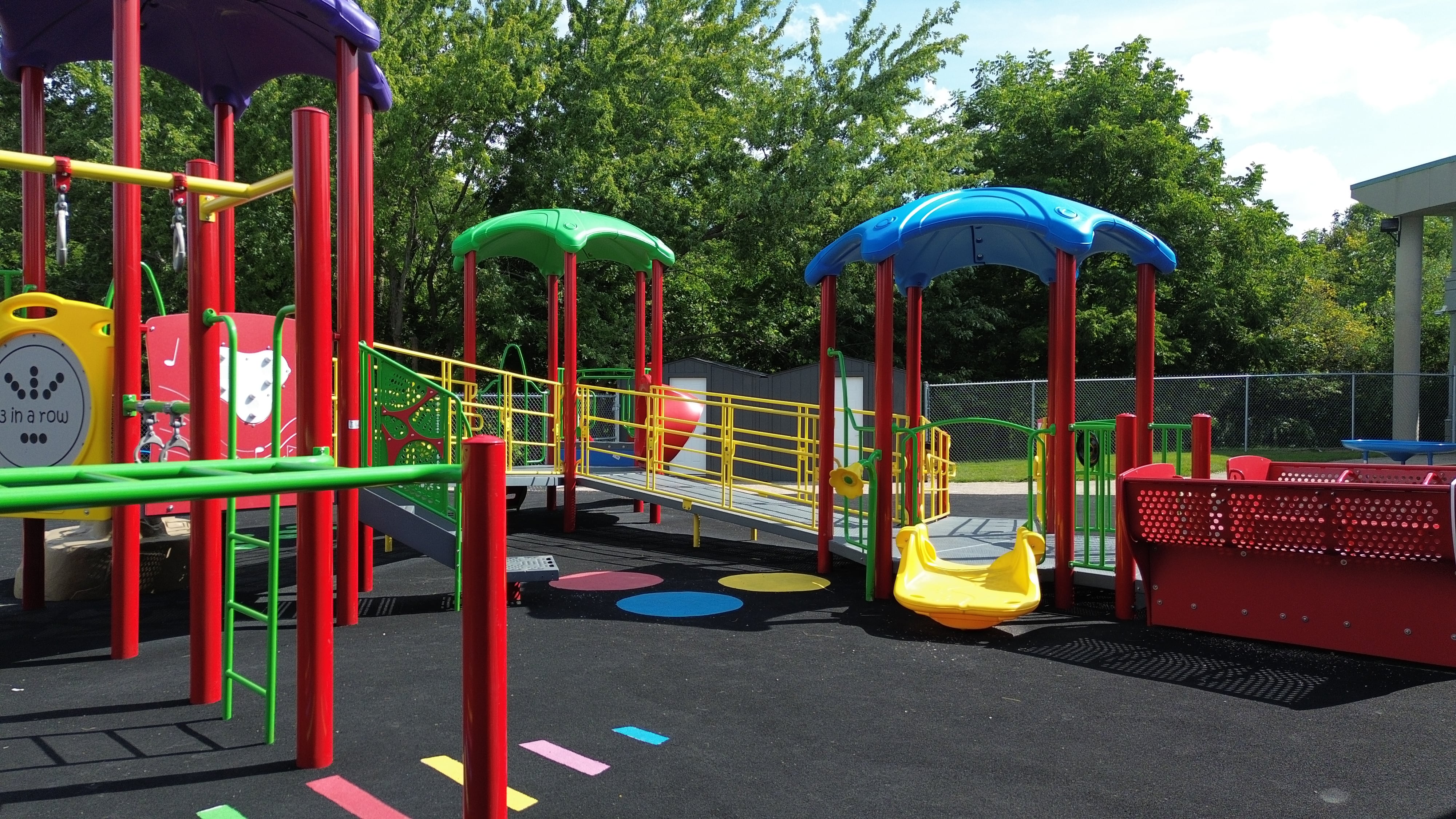 Kids Ability (Waterloo, ON) playground in Waterloo, ON - play area surfacing and safety features