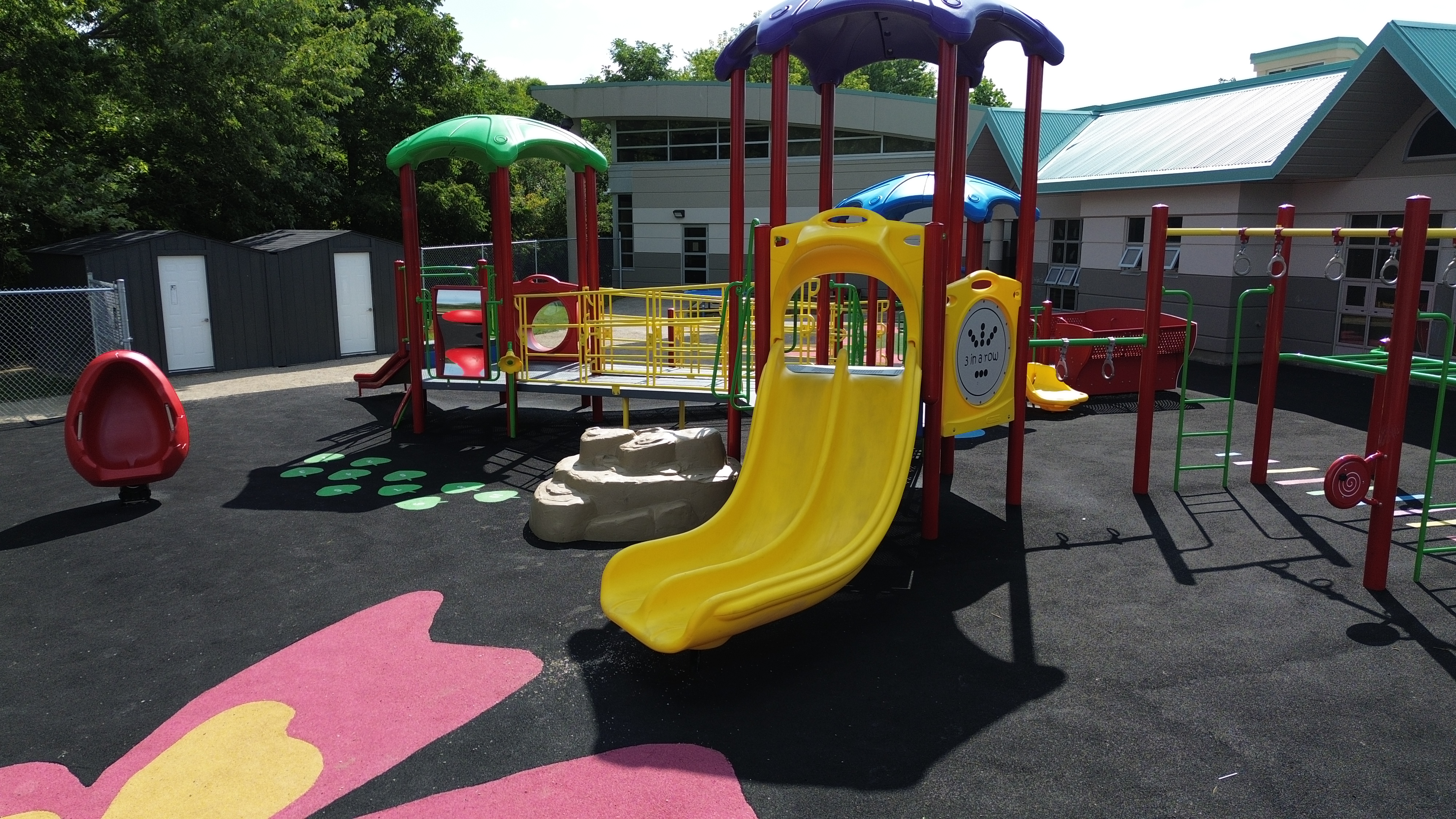 Kids Ability (Waterloo, ON) playground in Waterloo, ON - play area surfacing and safety features
