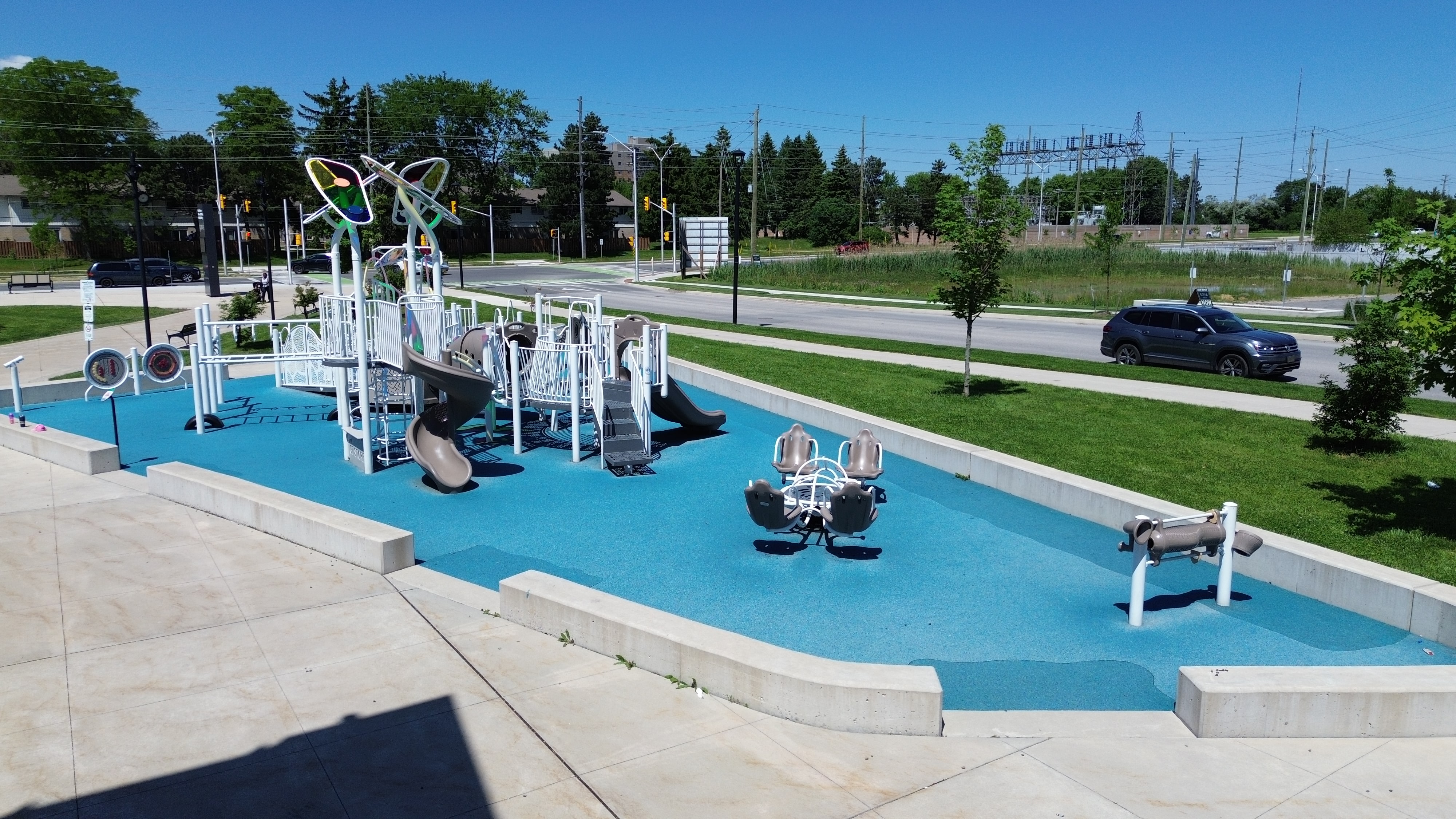 Bostwick Community Center Playground (London, ON) playground - natural playground features
