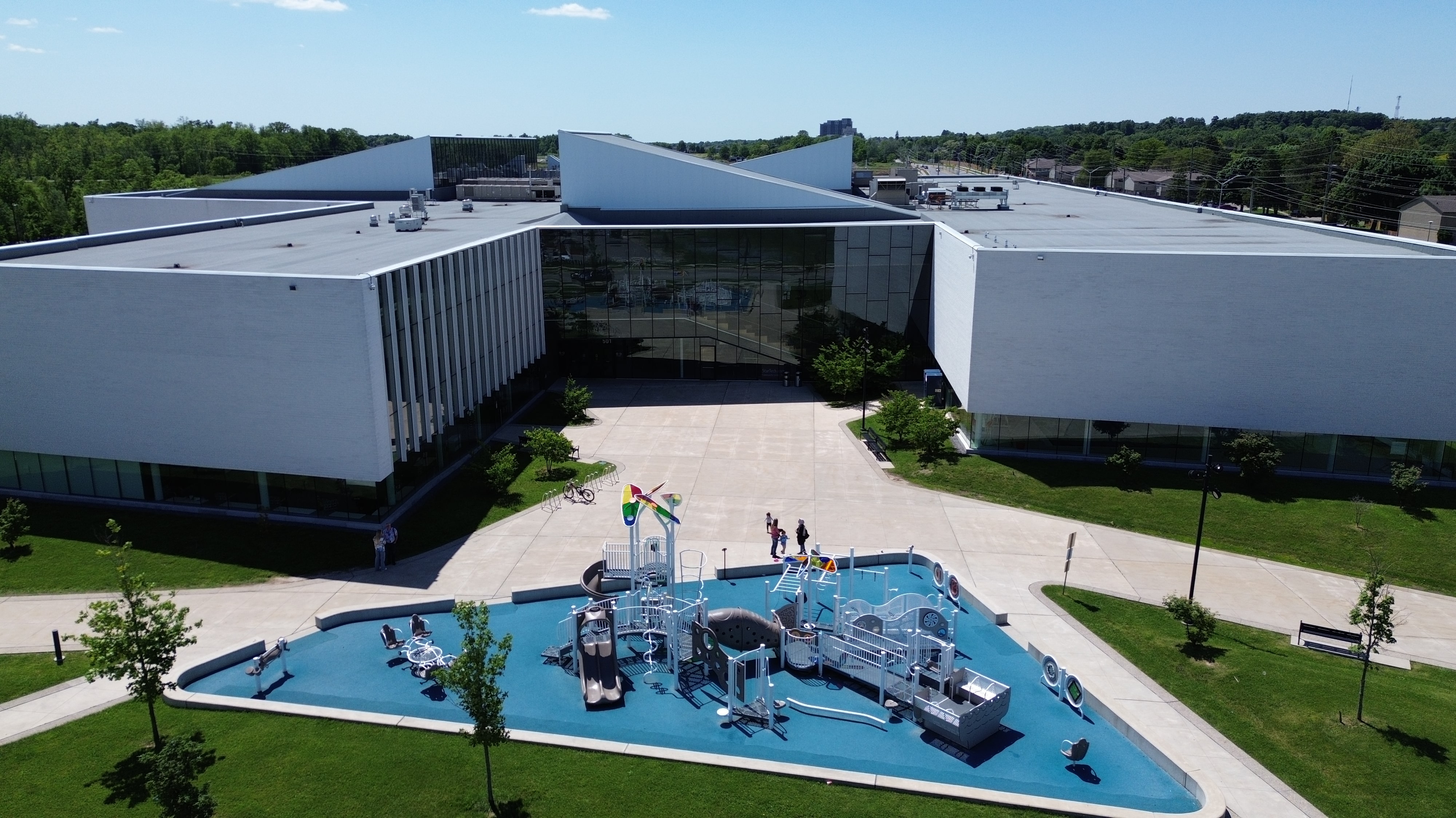 Bostwick Community Center Playground (London, ON) playground - playground climbing structures