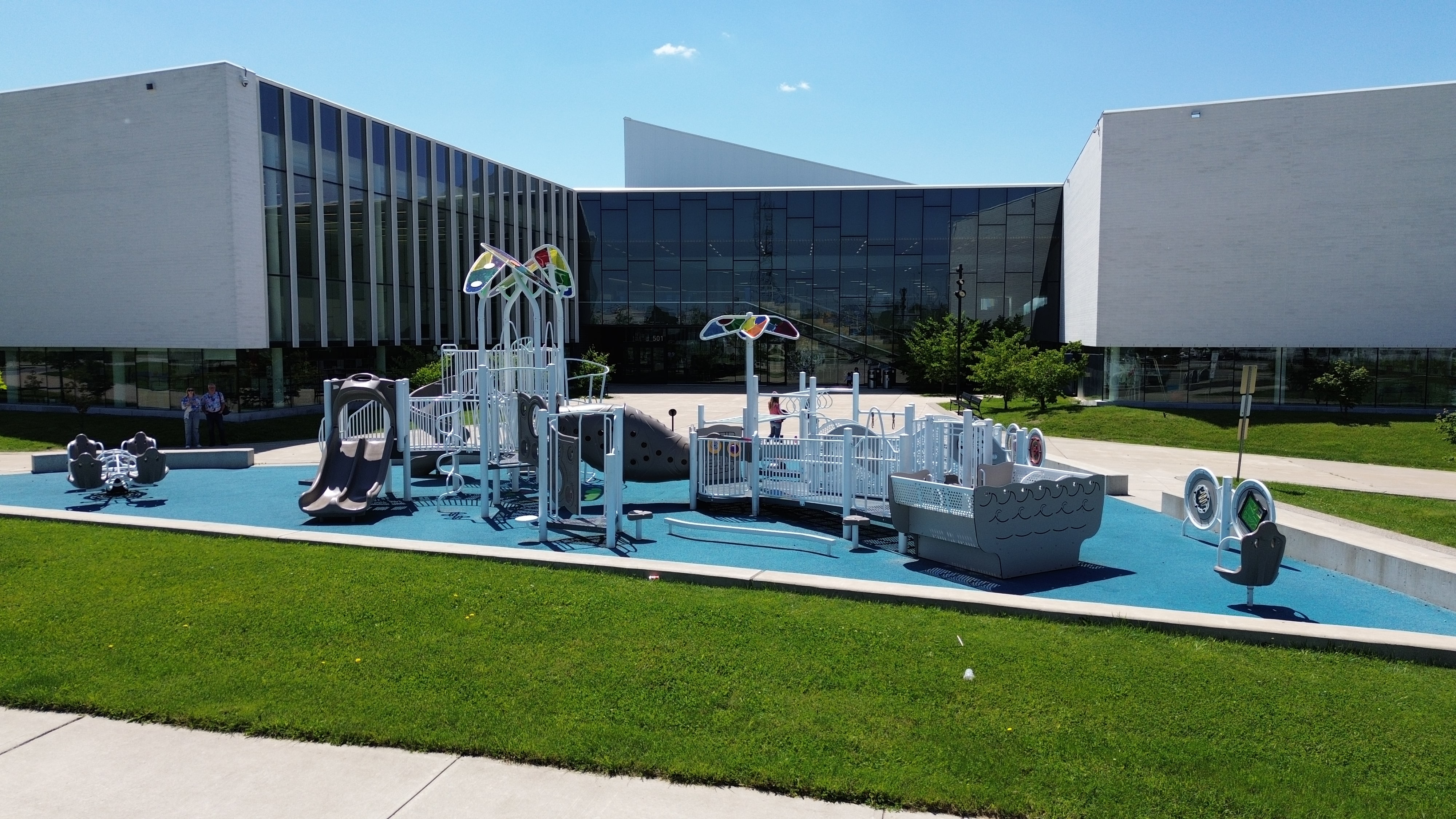 Bostwick Community Center Playground (London, ON) playground - playground swings and slides