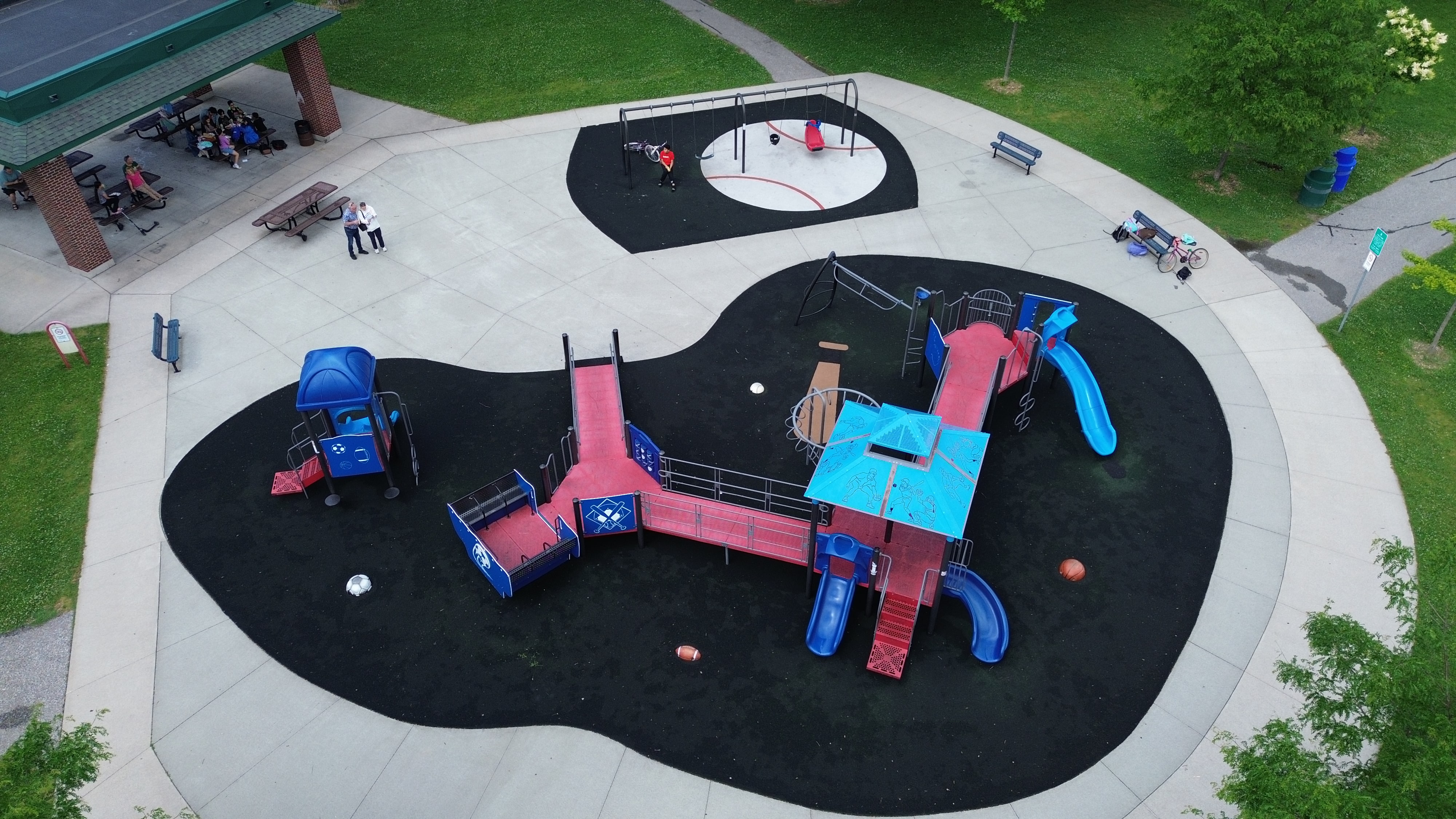 Wigle Park (Windsor, ON) in Windsor, ON - playground detail and design features