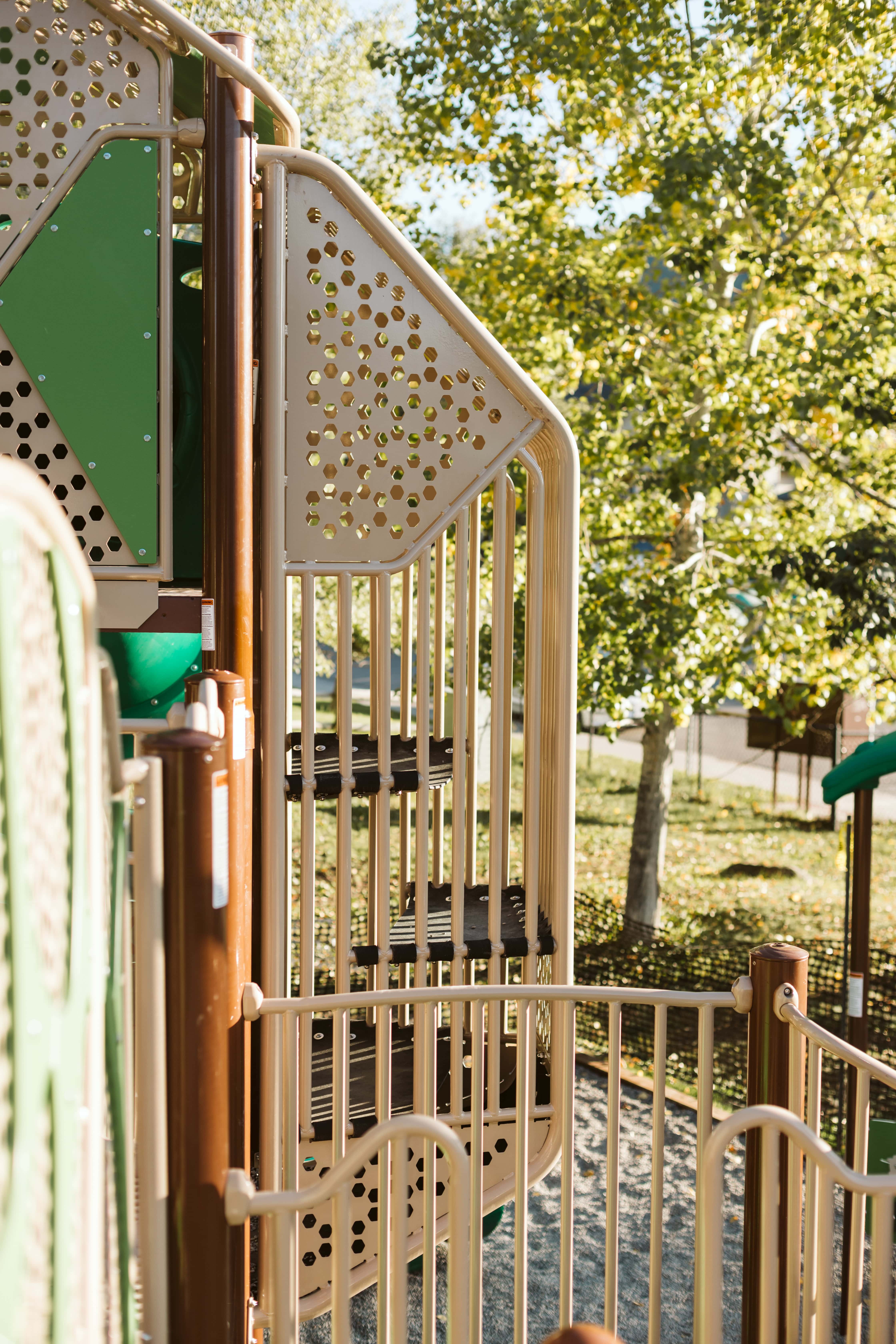 Lady MacDonald Park (Canmore, AB) playground in Canmore, AB - inclusive play equipment