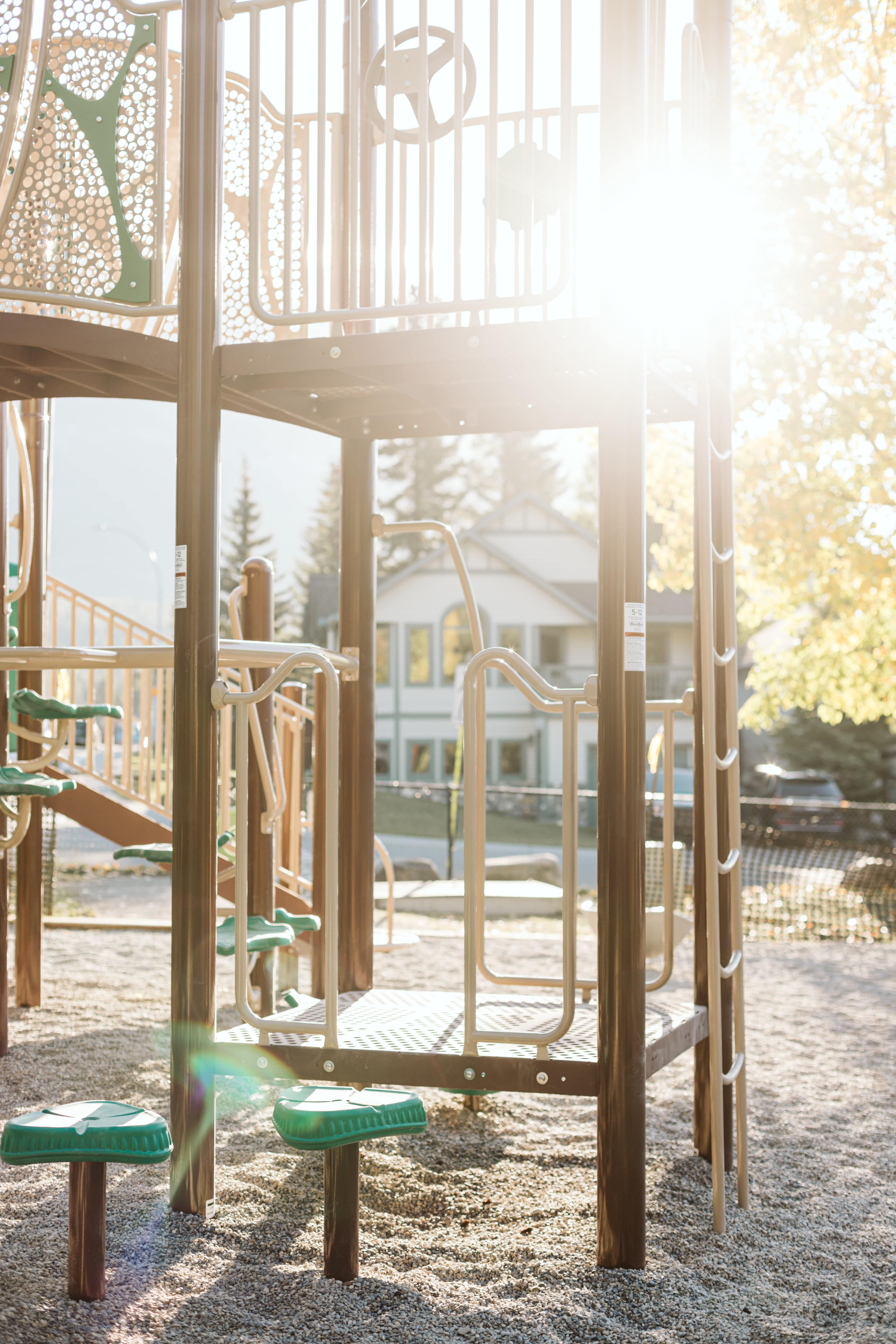 Lady MacDonald Park (Canmore, AB) playground in Canmore, AB - natural playground features