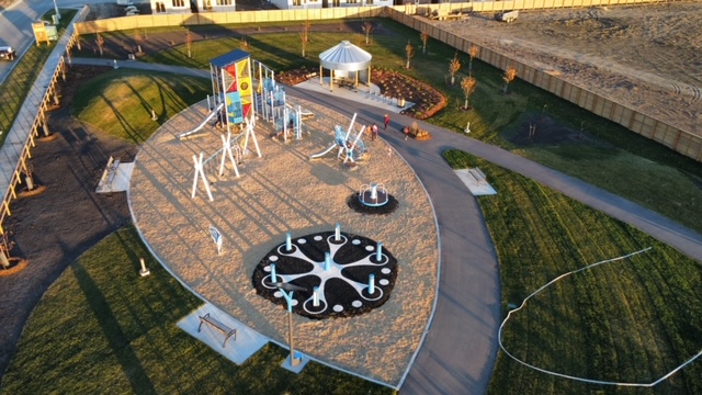 Marquis Playground (Edmonton, AB) playground in Edmonton, AB - community play space
