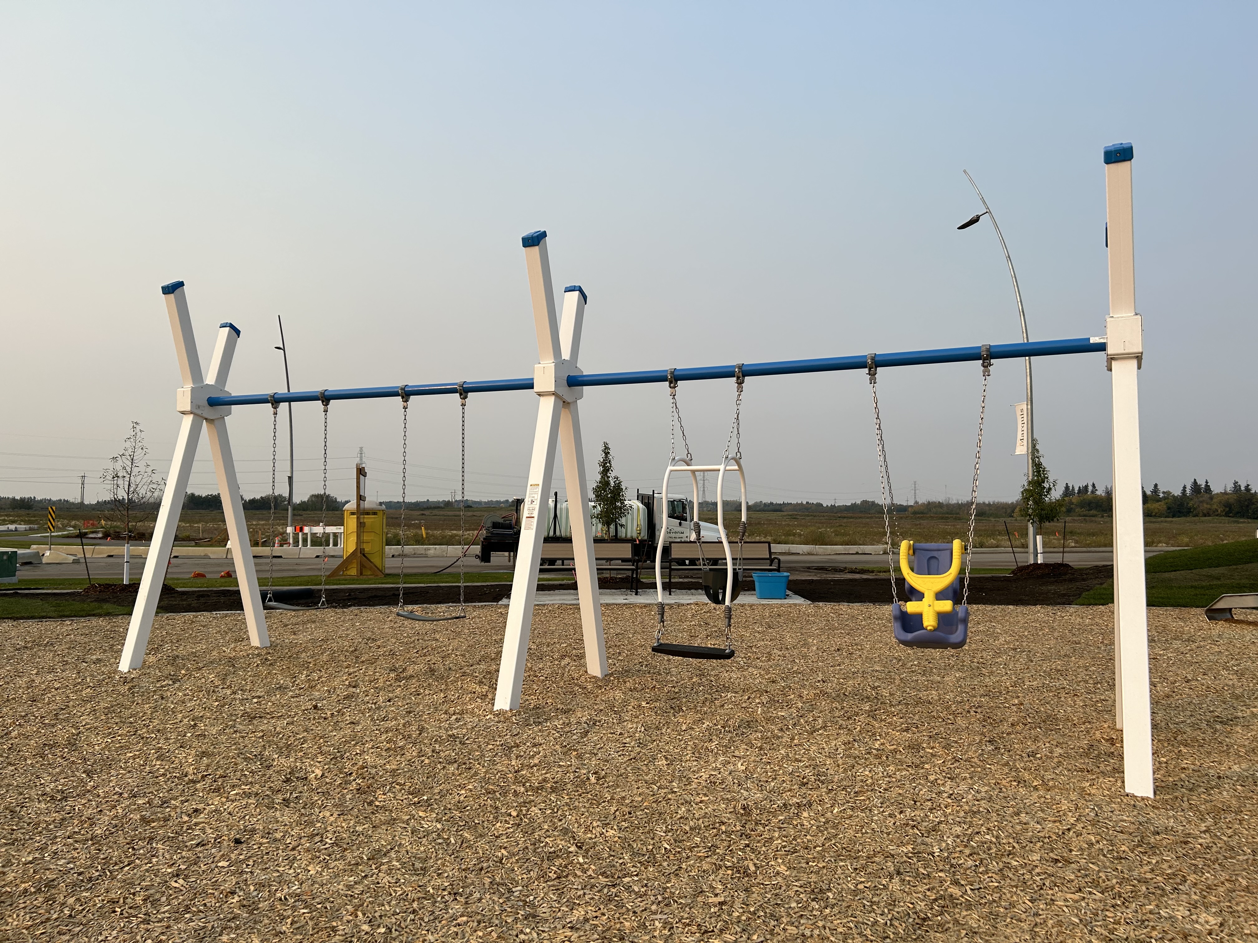 Marquis Playground (Edmonton, AB) in Edmonton, AB - playground detail and design features