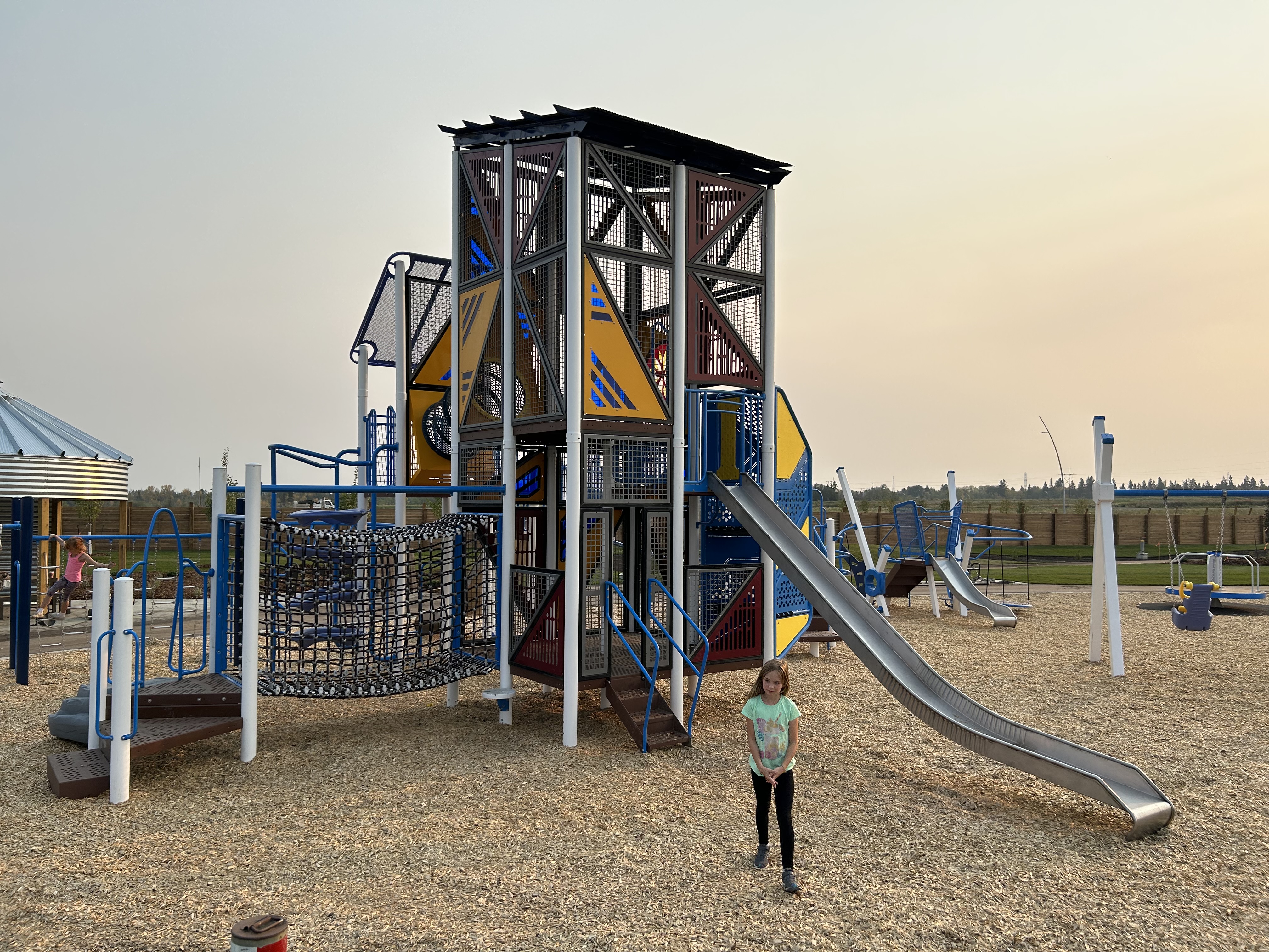 Marquis Playground (Edmonton, AB) playground in Edmonton, AB - interactive play elements