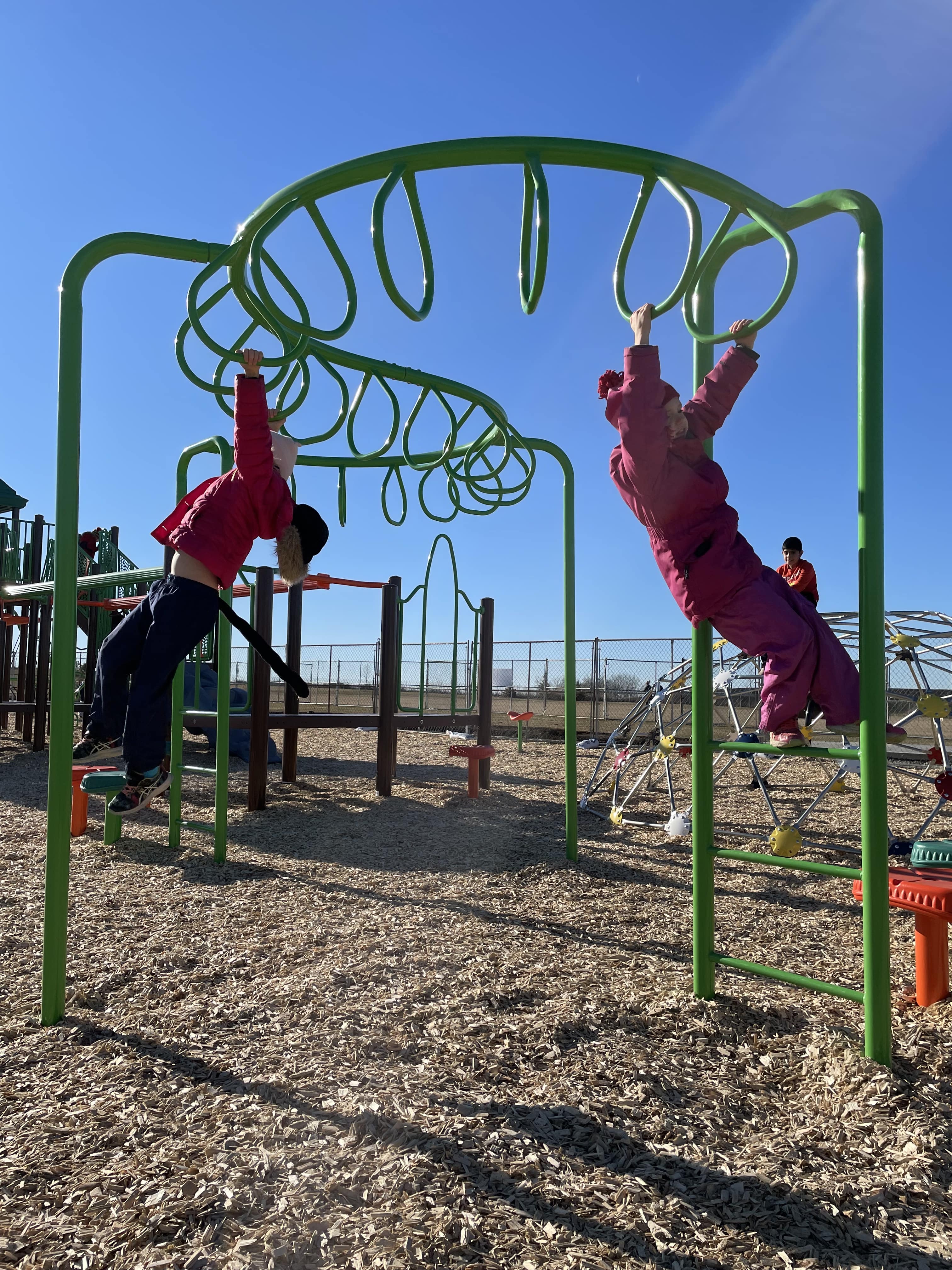 Shauna May Seneca School (Edmonton, AB) playground in Edmonton, AB - inclusive play equipment