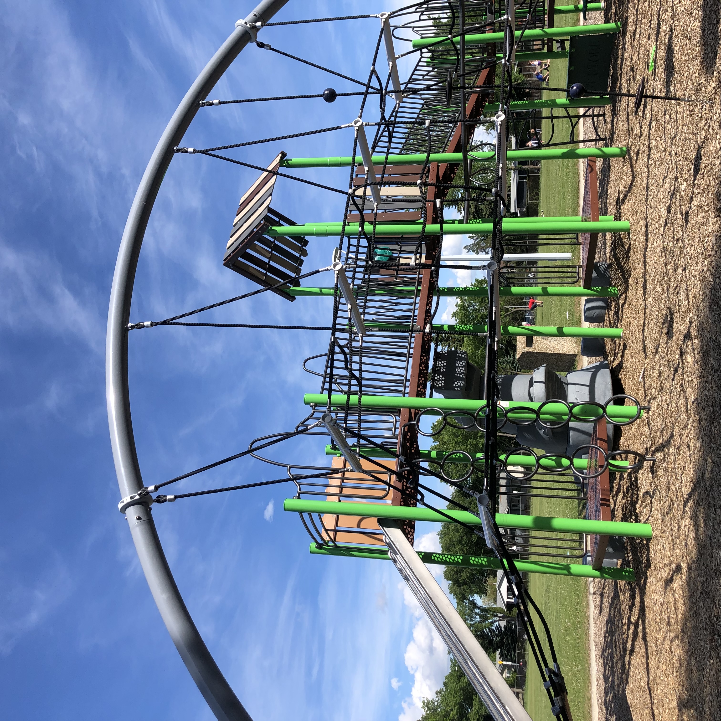 Meadowlark Park (Edmonton, AB) playground in Edmonton, AB - natural playground features