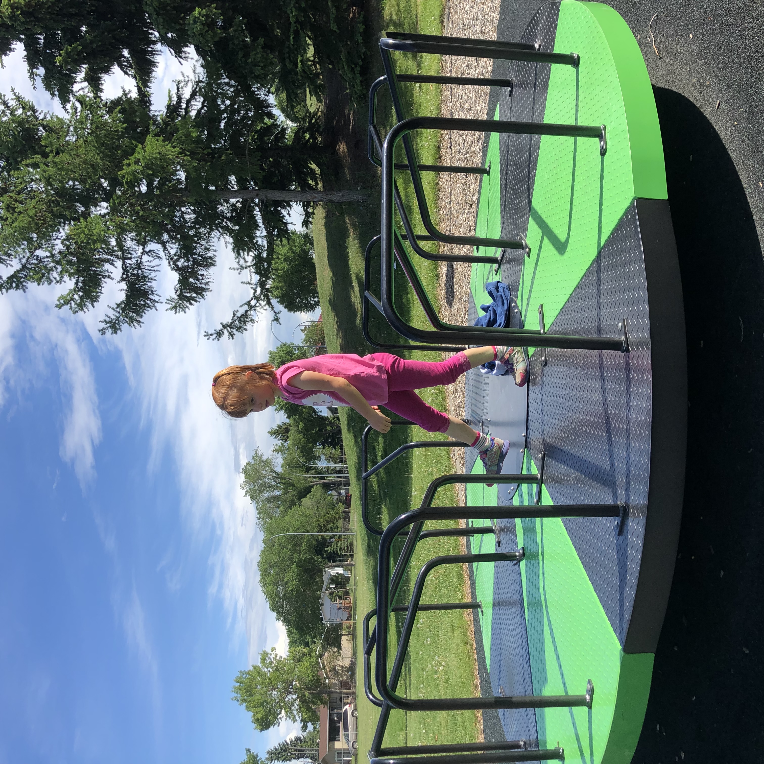 Meadowlark Park (Edmonton, AB) playground in Edmonton, AB - playground climbing structures