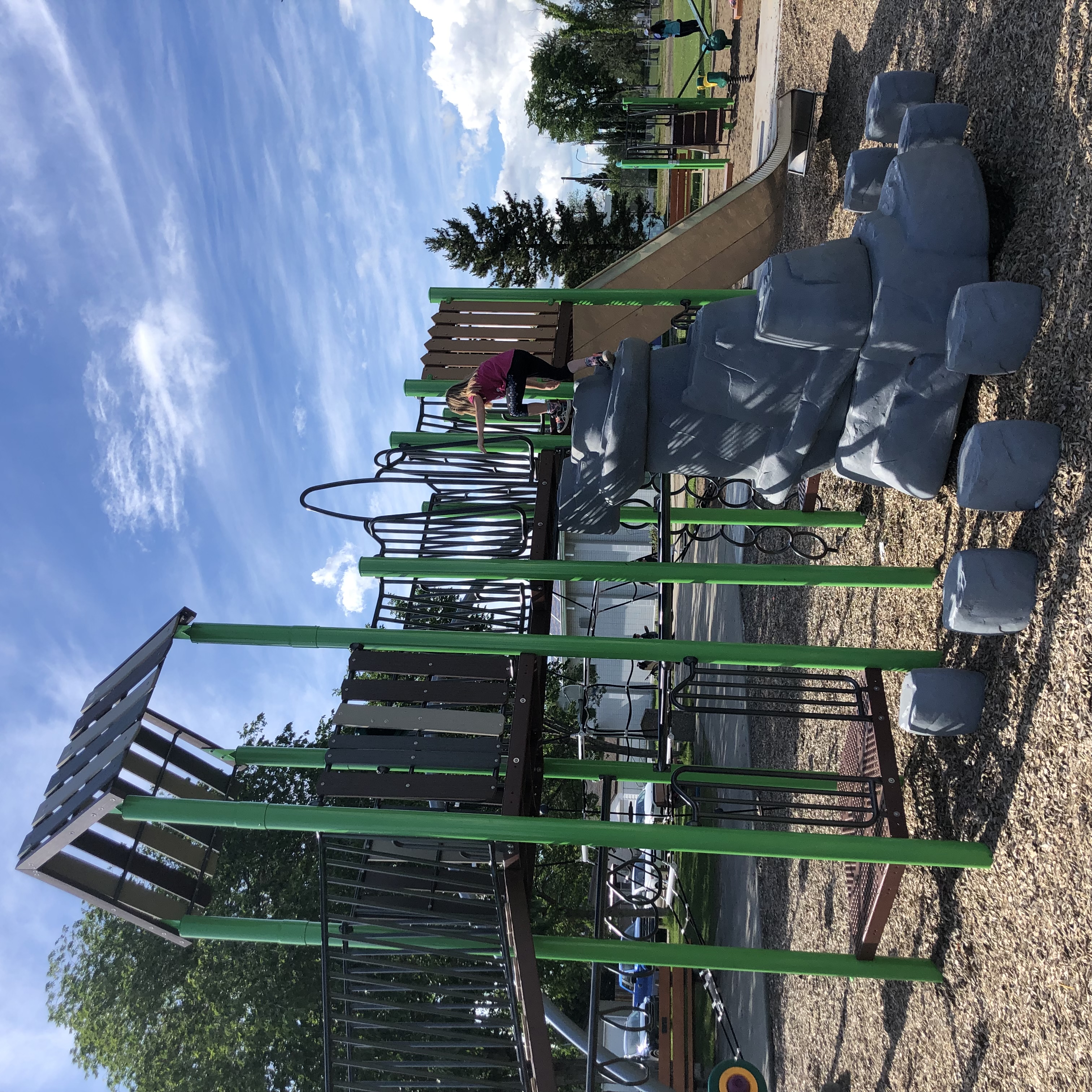 Meadowlark Park (Edmonton, AB) playground in Edmonton, AB - outdoor recreational equipment