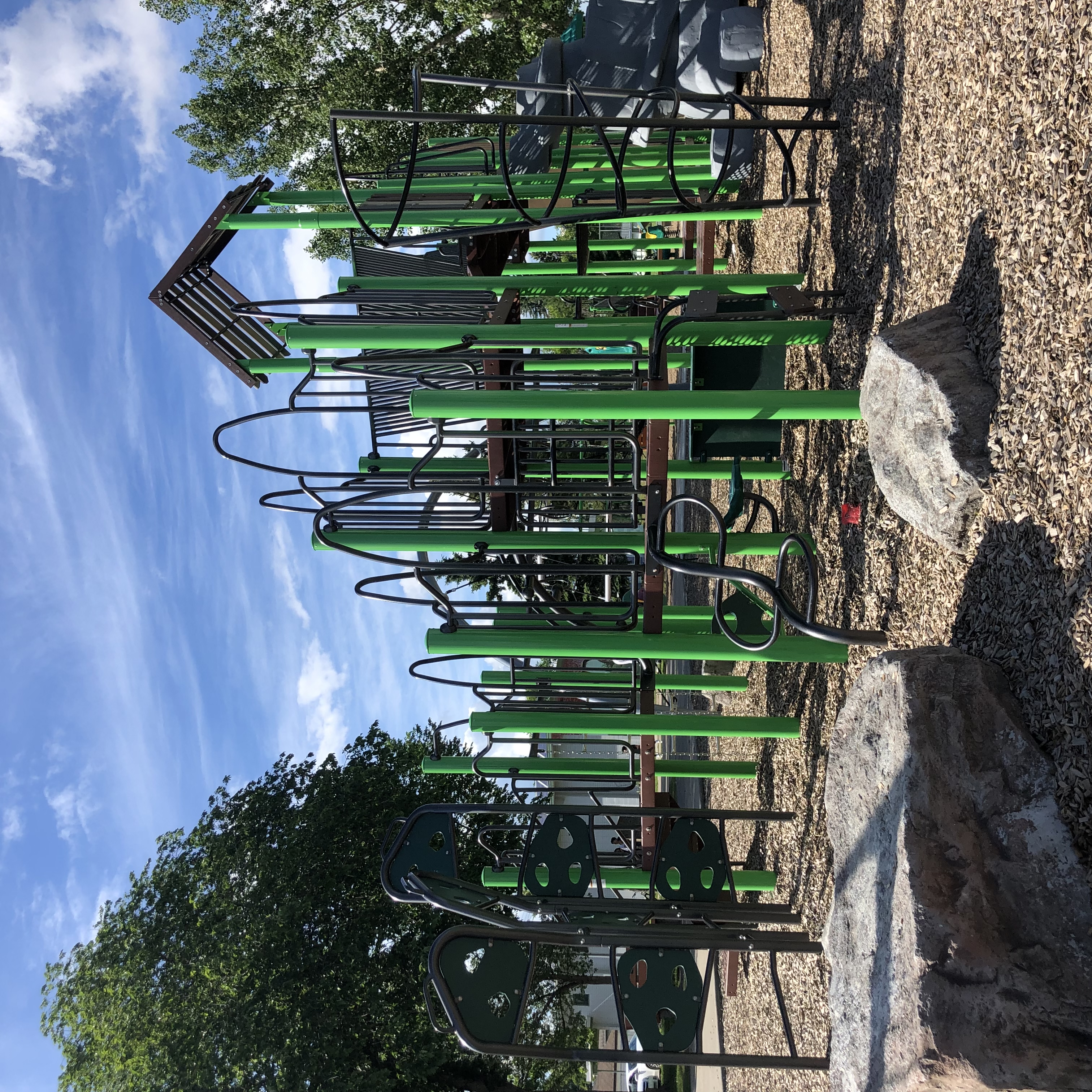 Meadowlark Park (Edmonton, AB) in Edmonton, AB - playground equipment and play structures