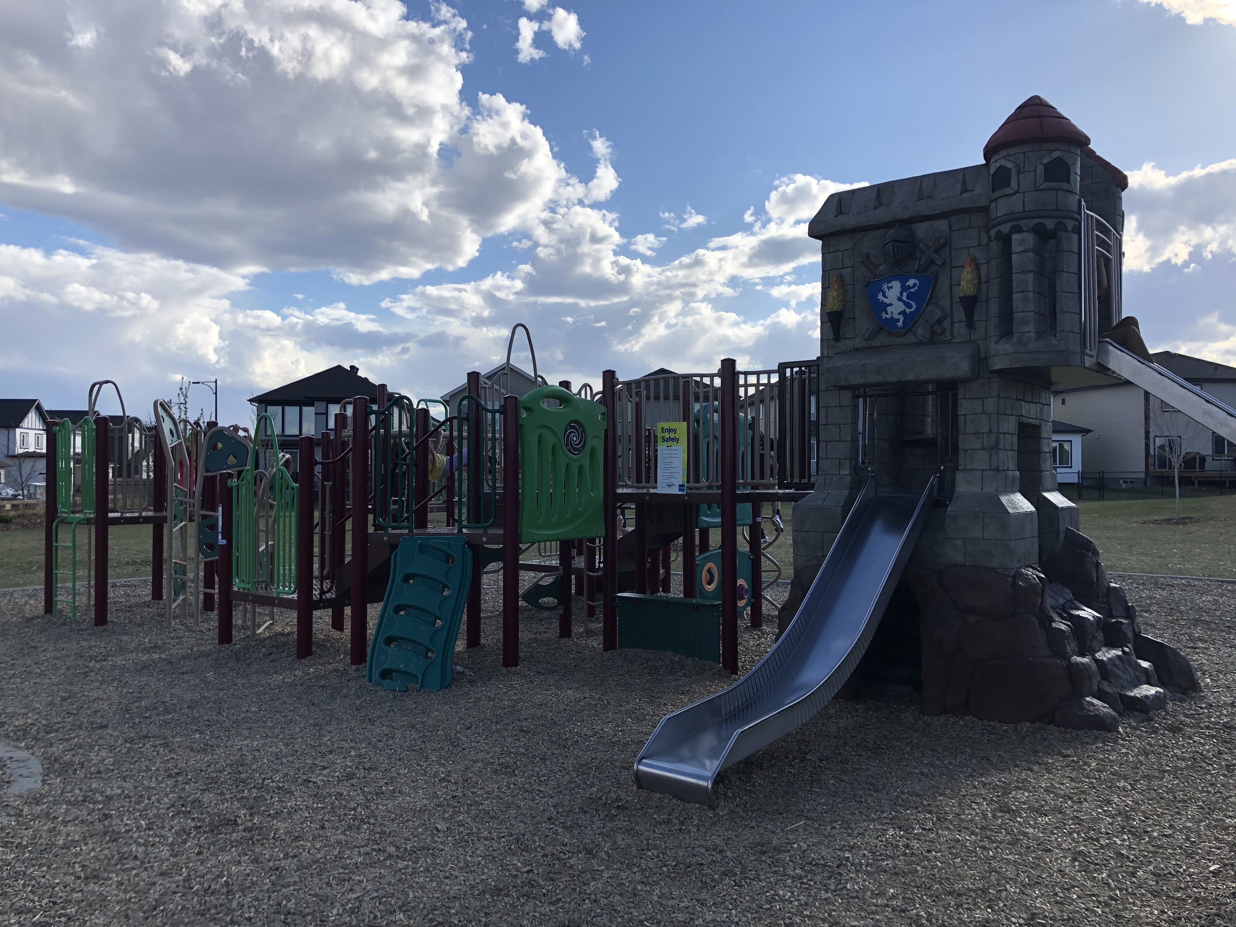 Rapperswill Playground (Edmonton, AB) playground in Edmonton, AB - playground swings and slides