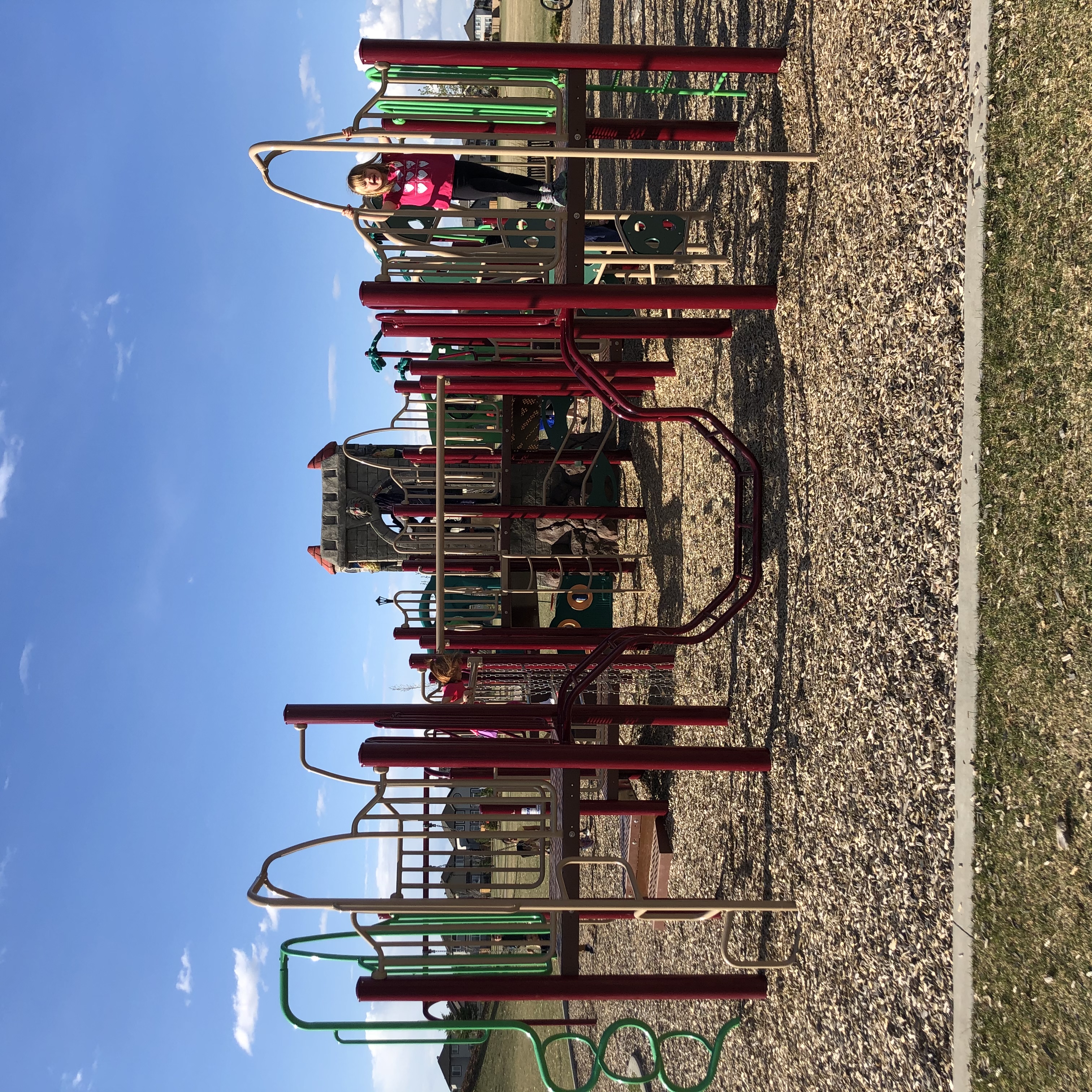 Rapperswill Playground playground in Edmonton, AB - accessible play equipment